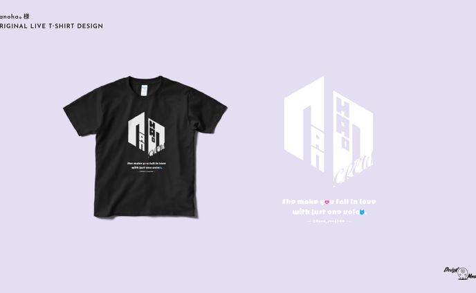 Nanoha。様　ライブTシャツデザイン