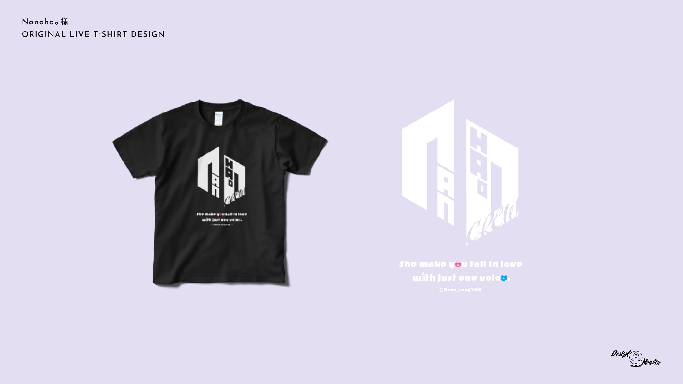 Nanoha。様　ライブTシャツデザイン-1