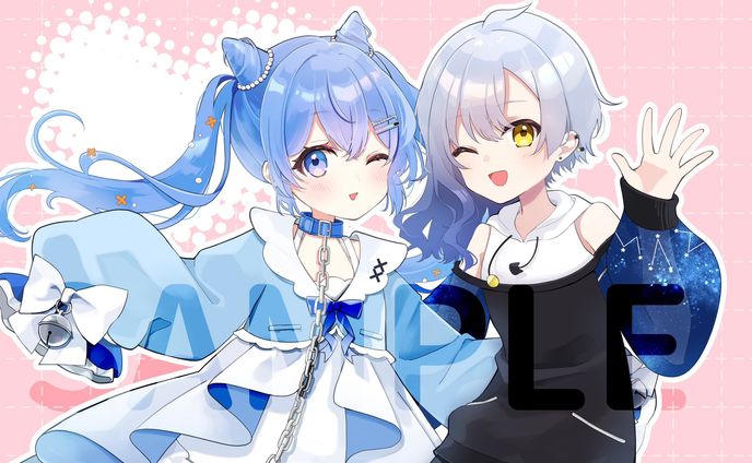かいじゅうくん様 月野杏様 イラスト