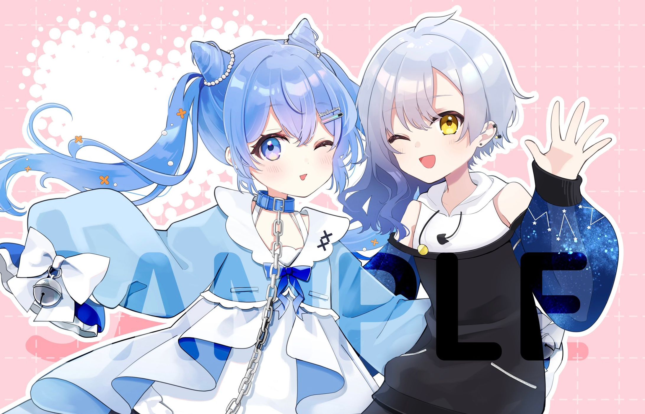 かいじゅうくん様 月野杏様 イラスト-1