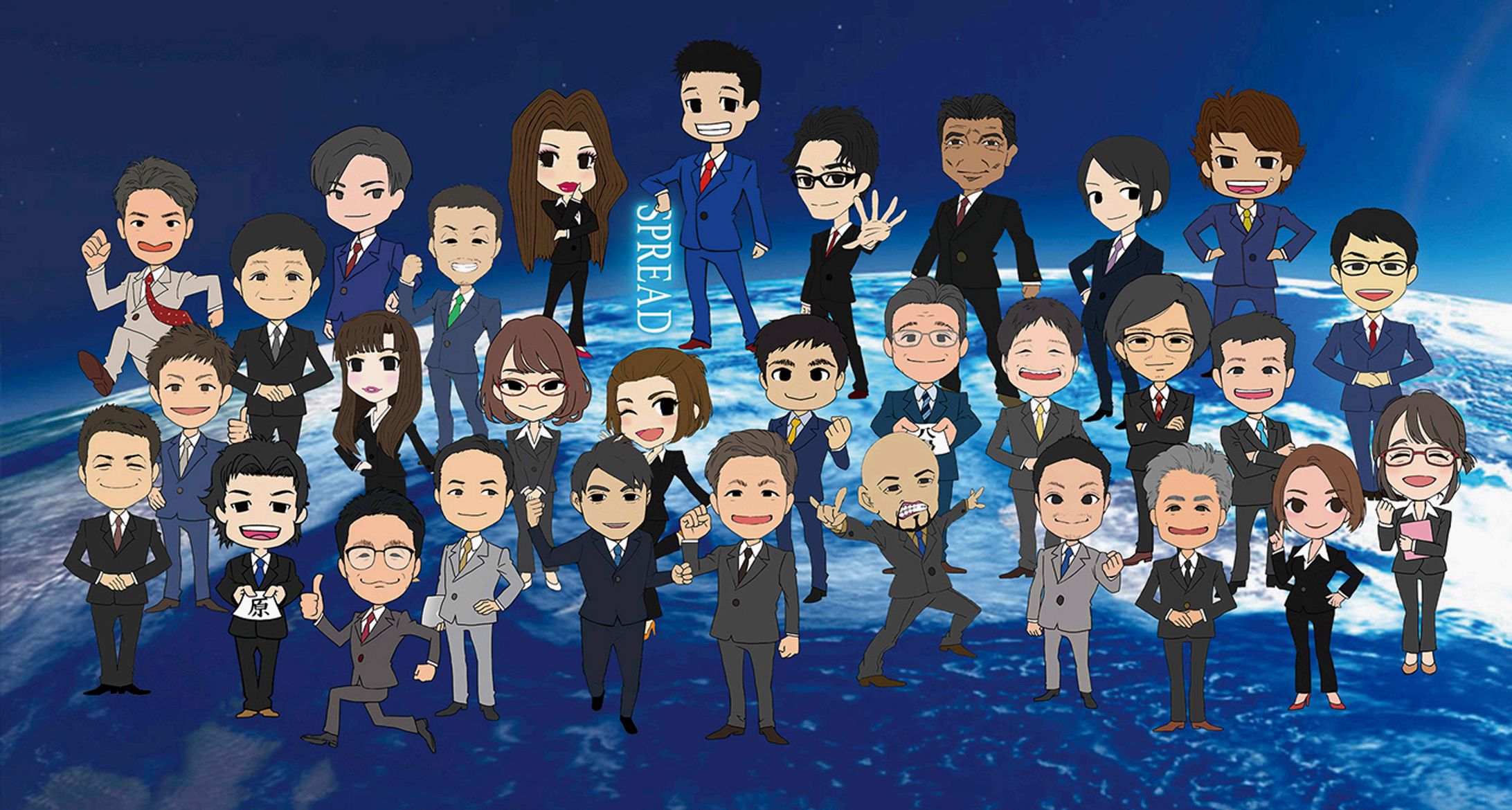 似顔絵イラスト作成-1