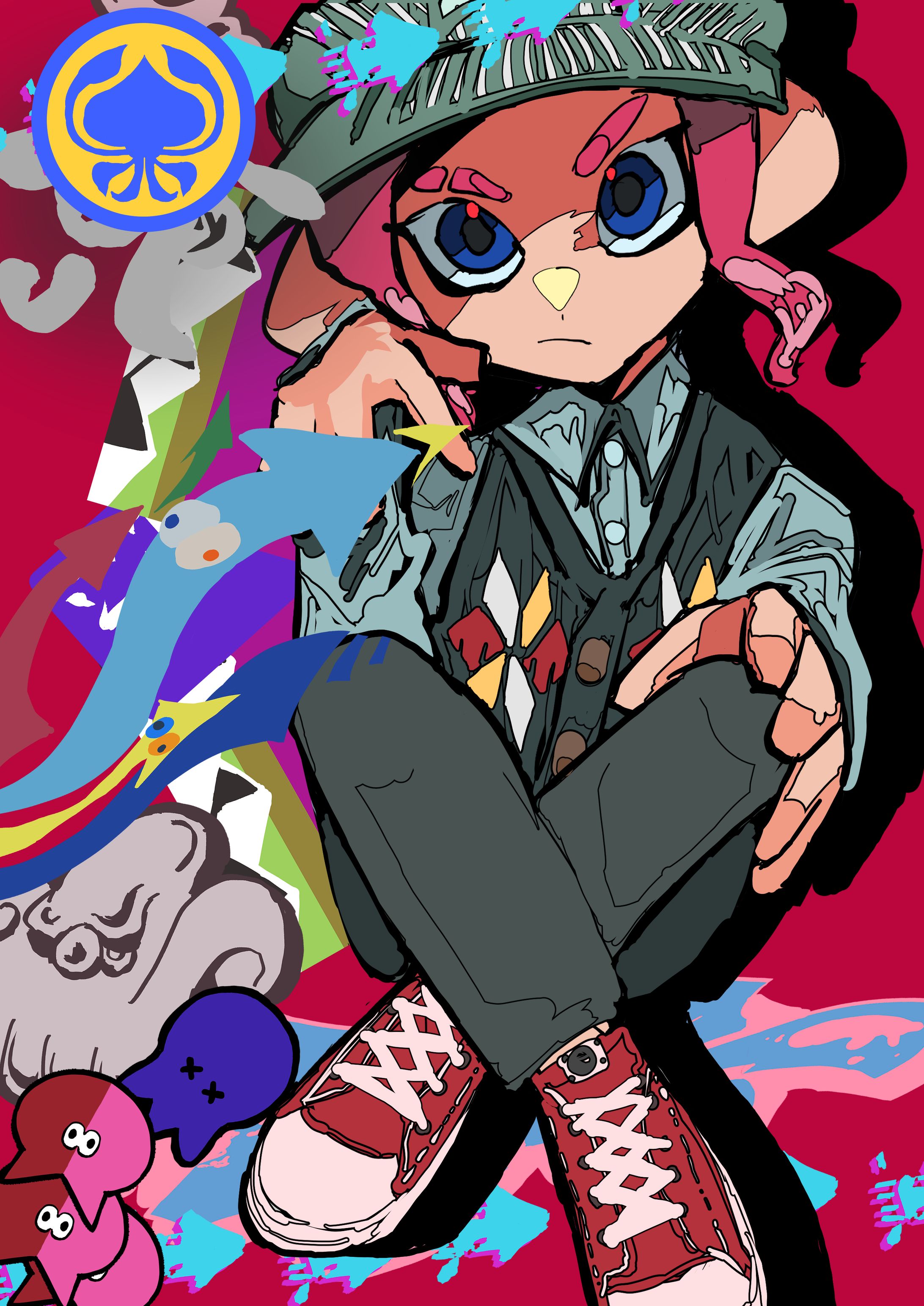 スプラトゥーン二次創作イラスト 2024/01/08-1