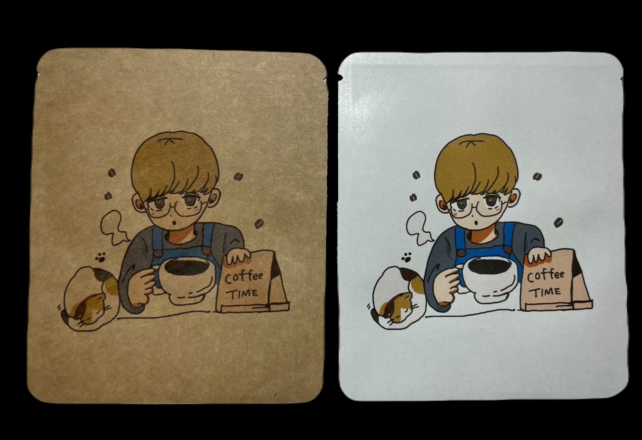 【PROJECT】みさご珈琲様ドリップバッグイラストCOFFEE ART GALLERY PROJECT コーヒーアートギャラリープロジェクト -1