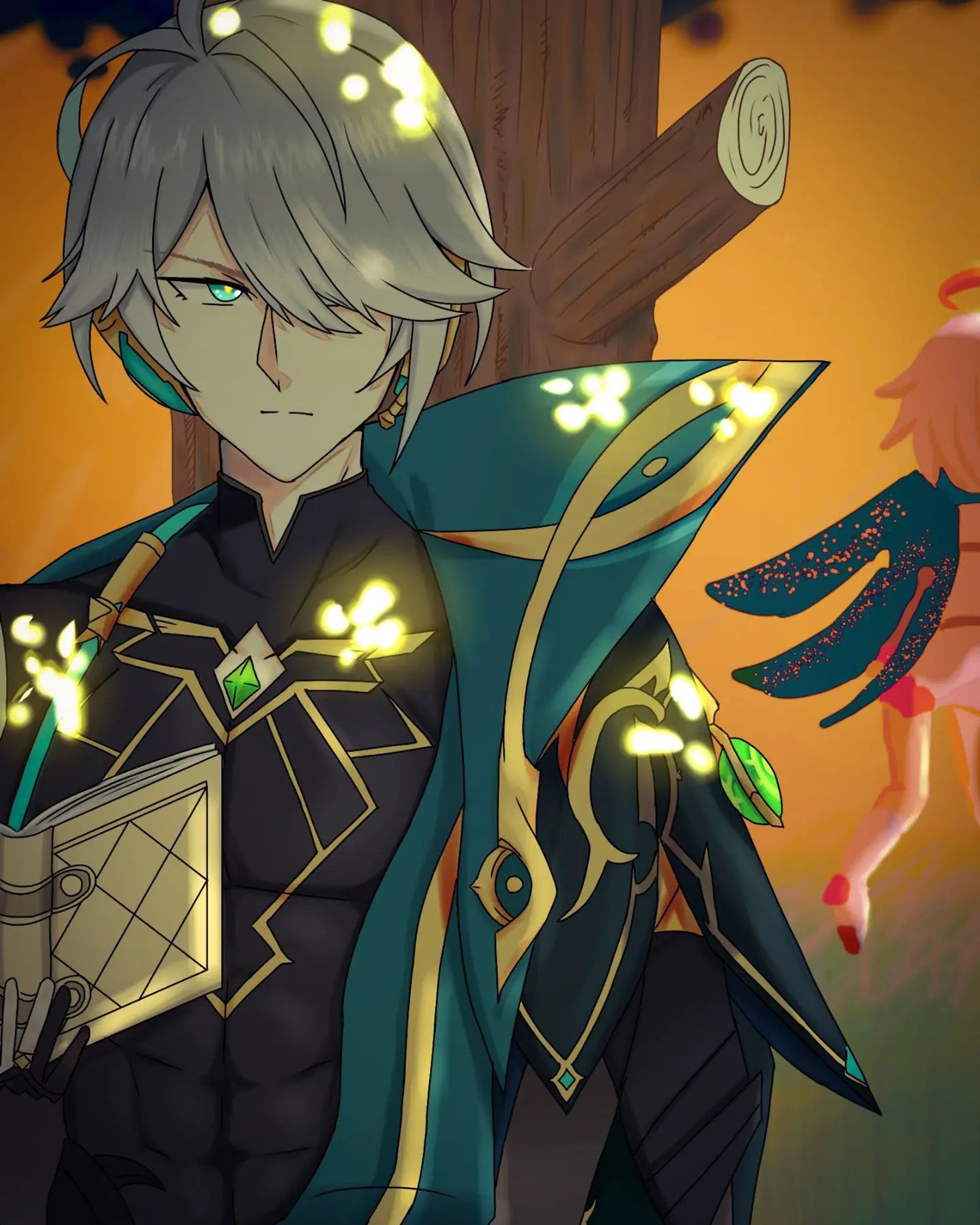 #原神 #GenshinImpact #アルハイゼン #Alhaitham #digitalart #デジタルイラスト #ibispaintx #イラスト好きな人と繋がりたい-1