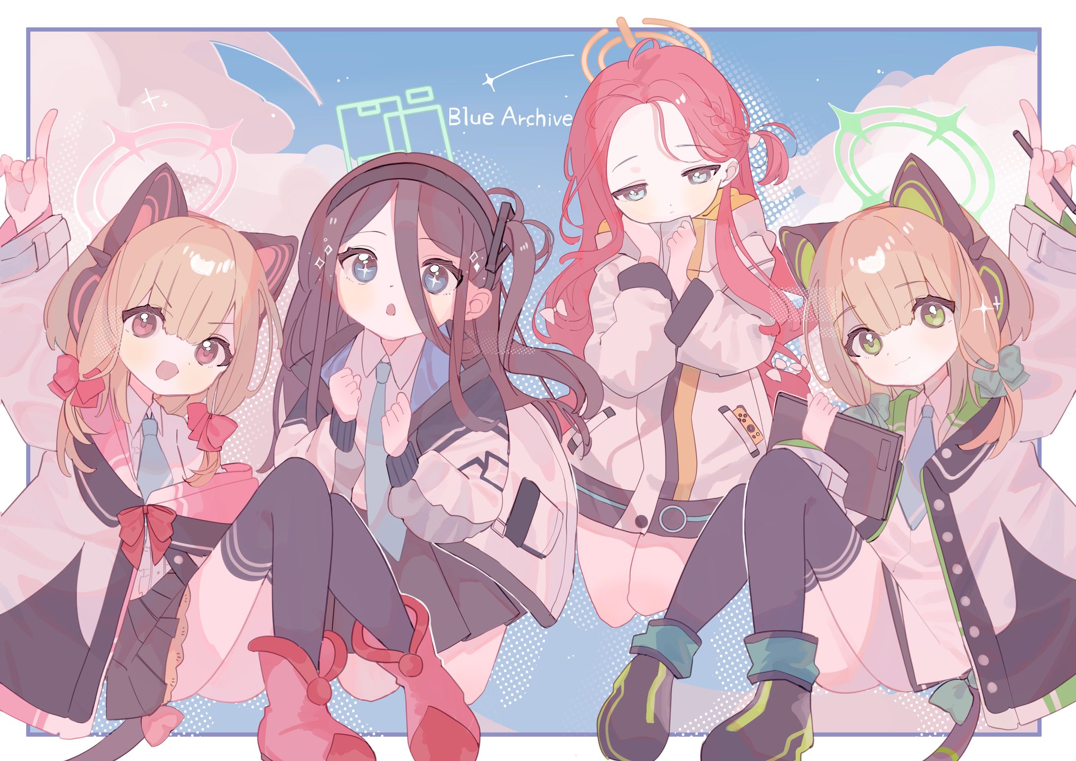 ファンアートイラスト(ブルーアーカイブ)-1