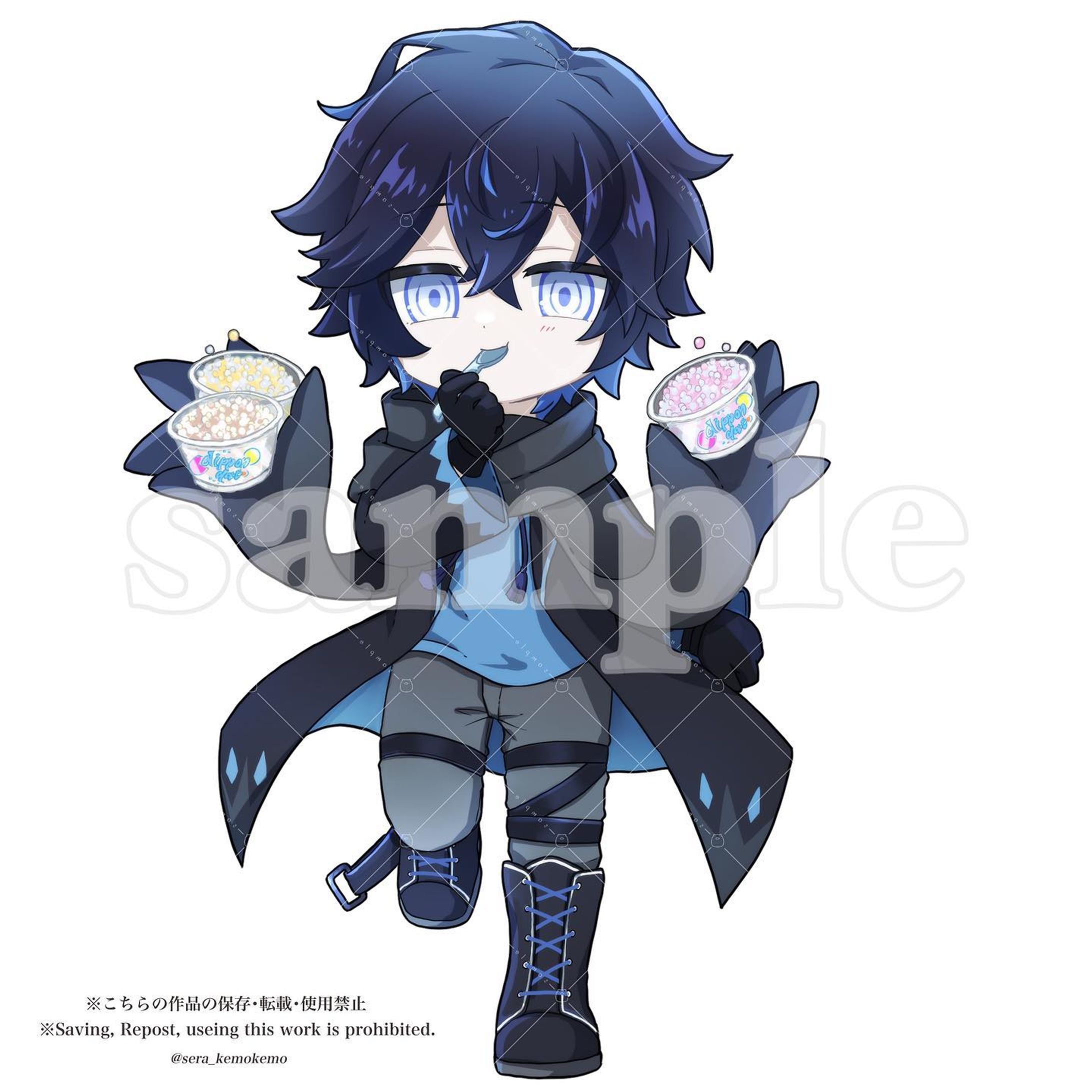 【ご依頼実績】SDイラスト-1