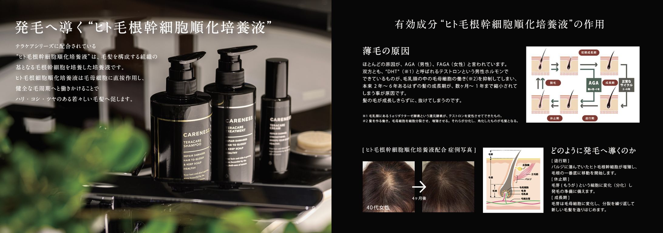 【リーフレット】ヘアケアプロダクトの小冊子-1