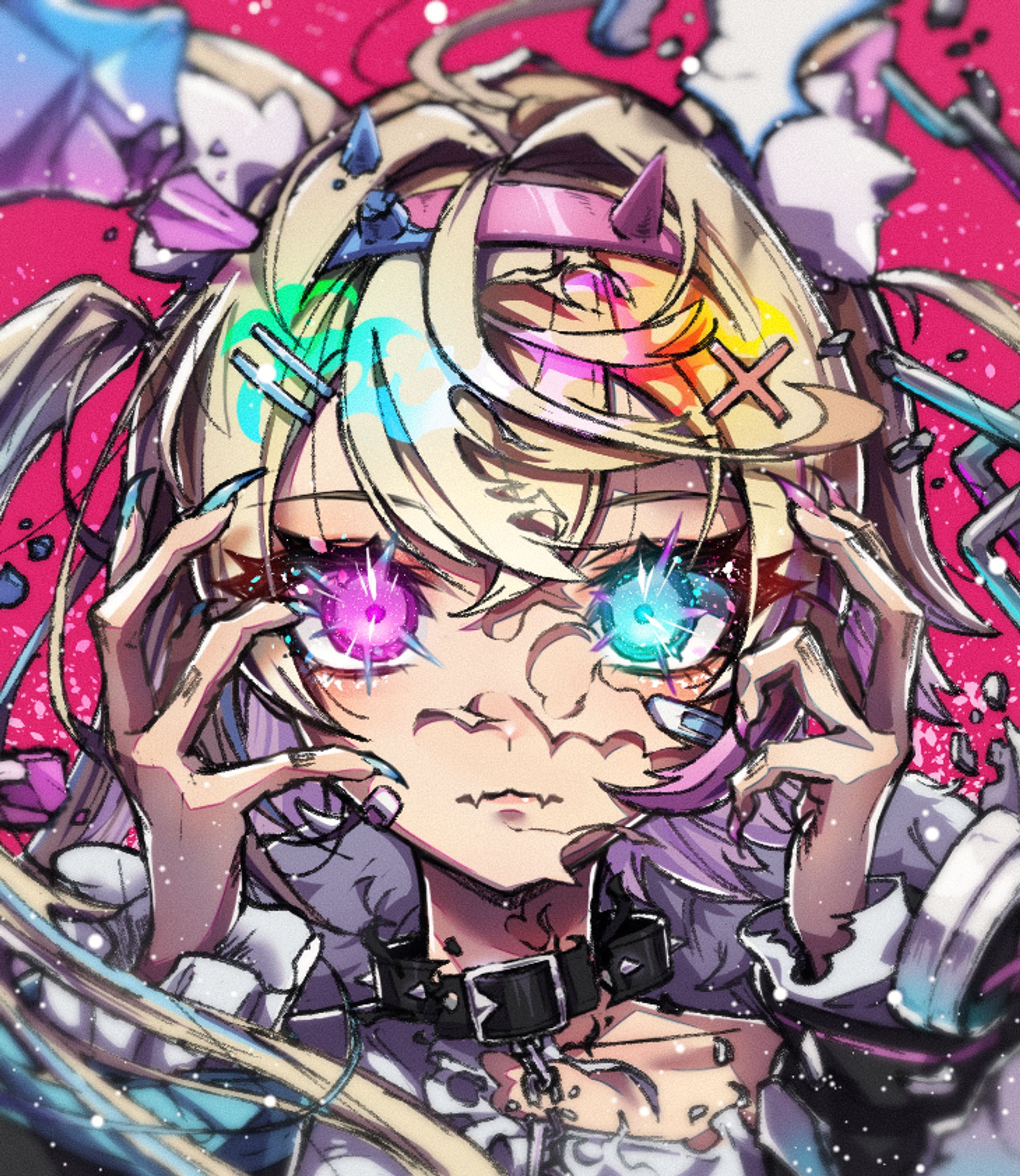 ＜ホロライブ＞フワモコ・アビスガード イラスト-1