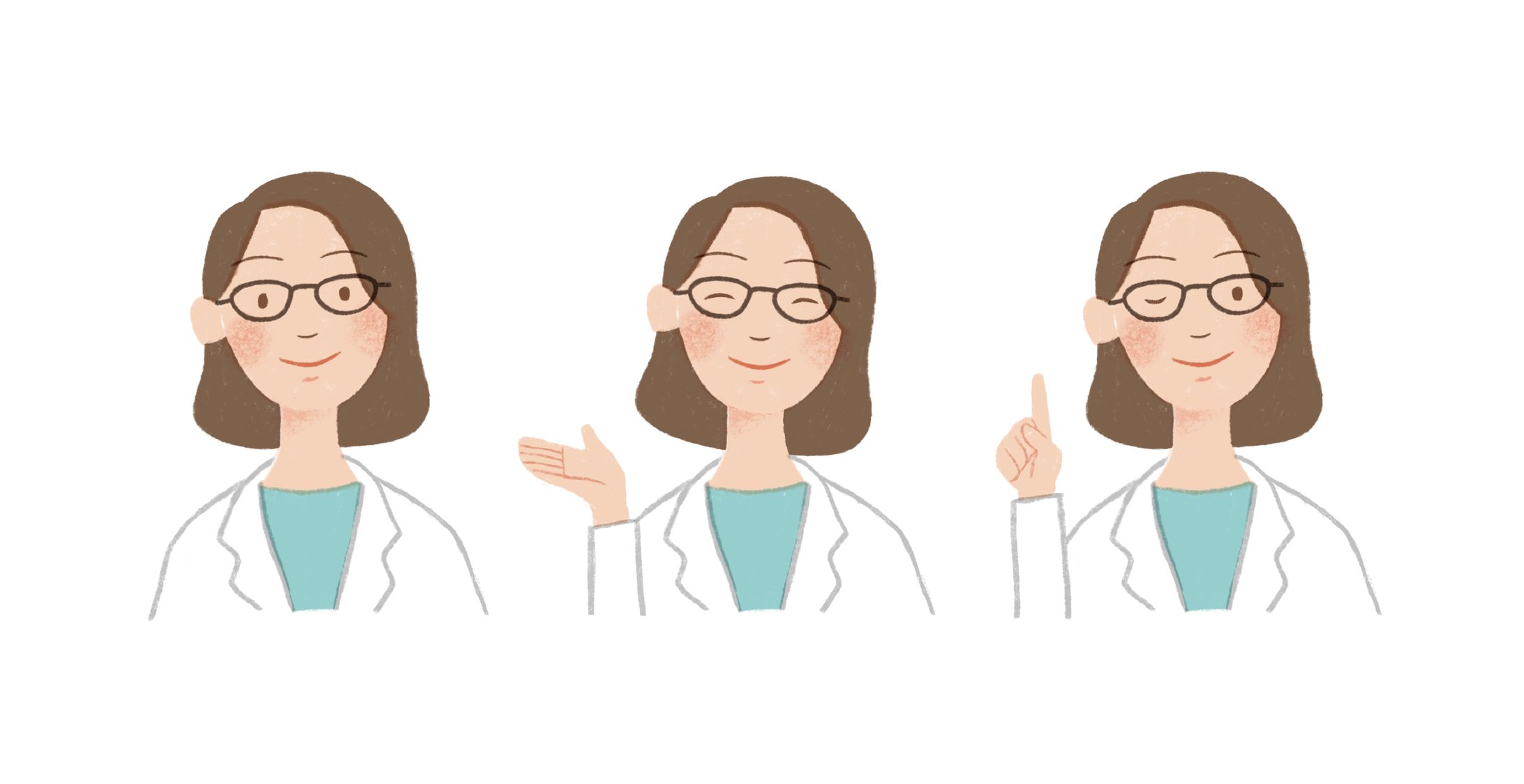 産業保健師 Kさま　似顔絵-1