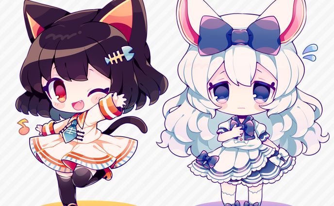 ねことうさぎ