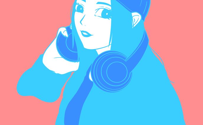 ヘッドホンガール