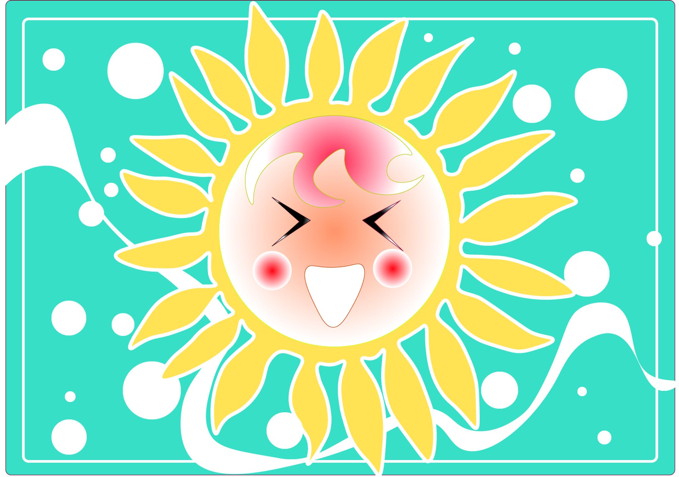 【アイコン用イラスト】ひまわり-1