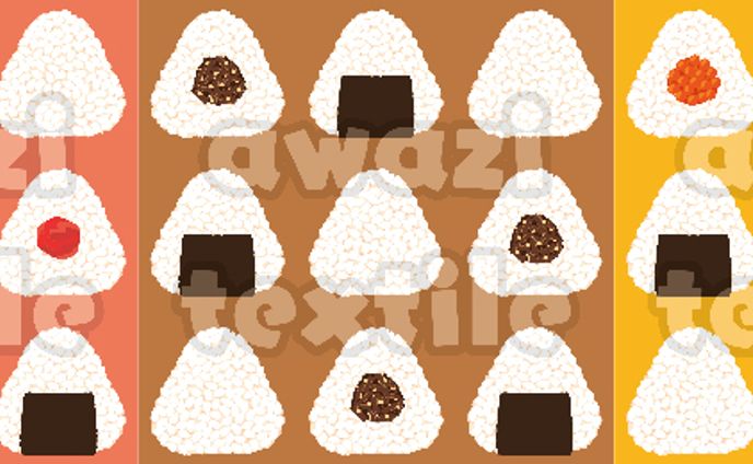 おおきいオニギリ柄