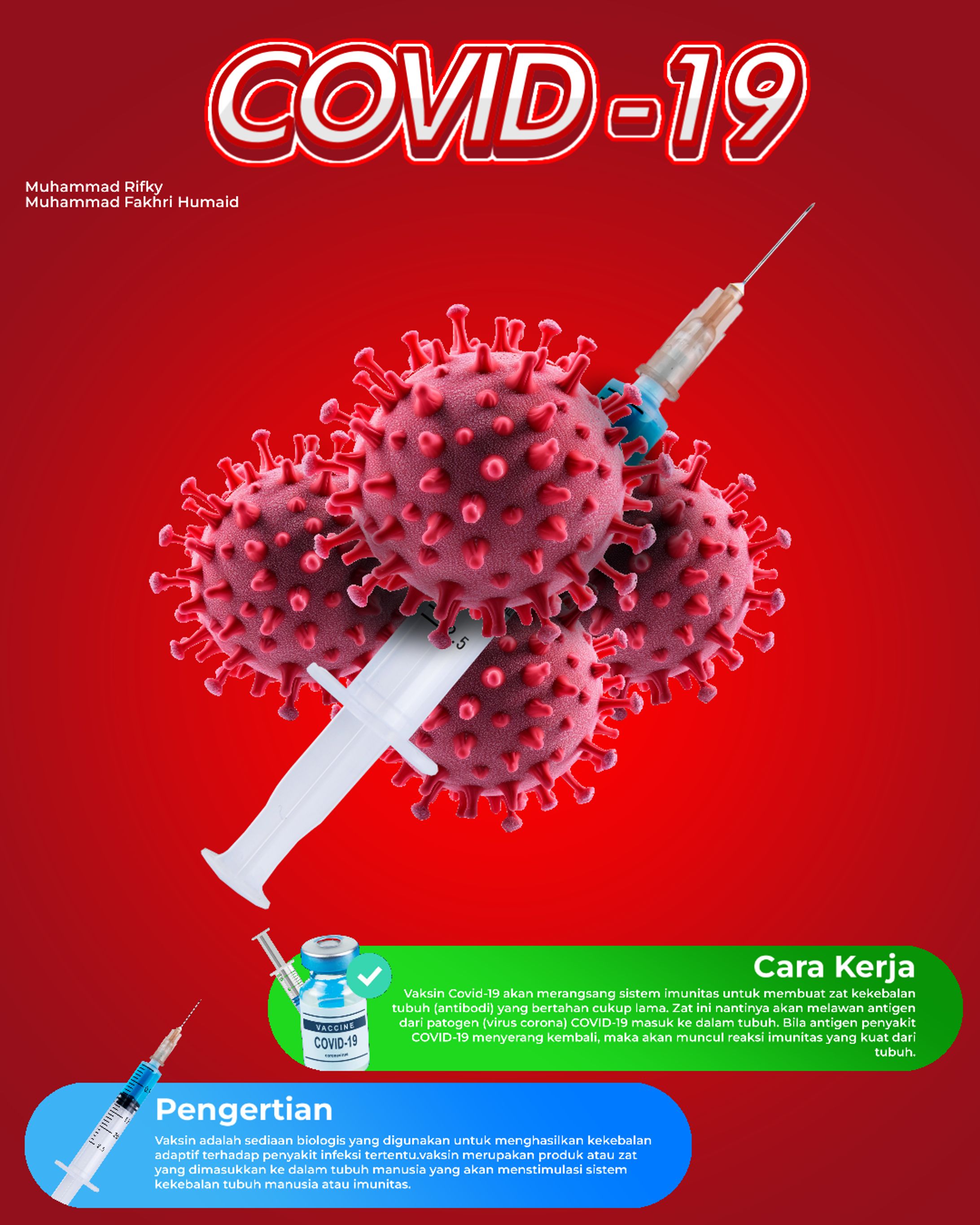 Covid - 19 Infographic Poster Design-1