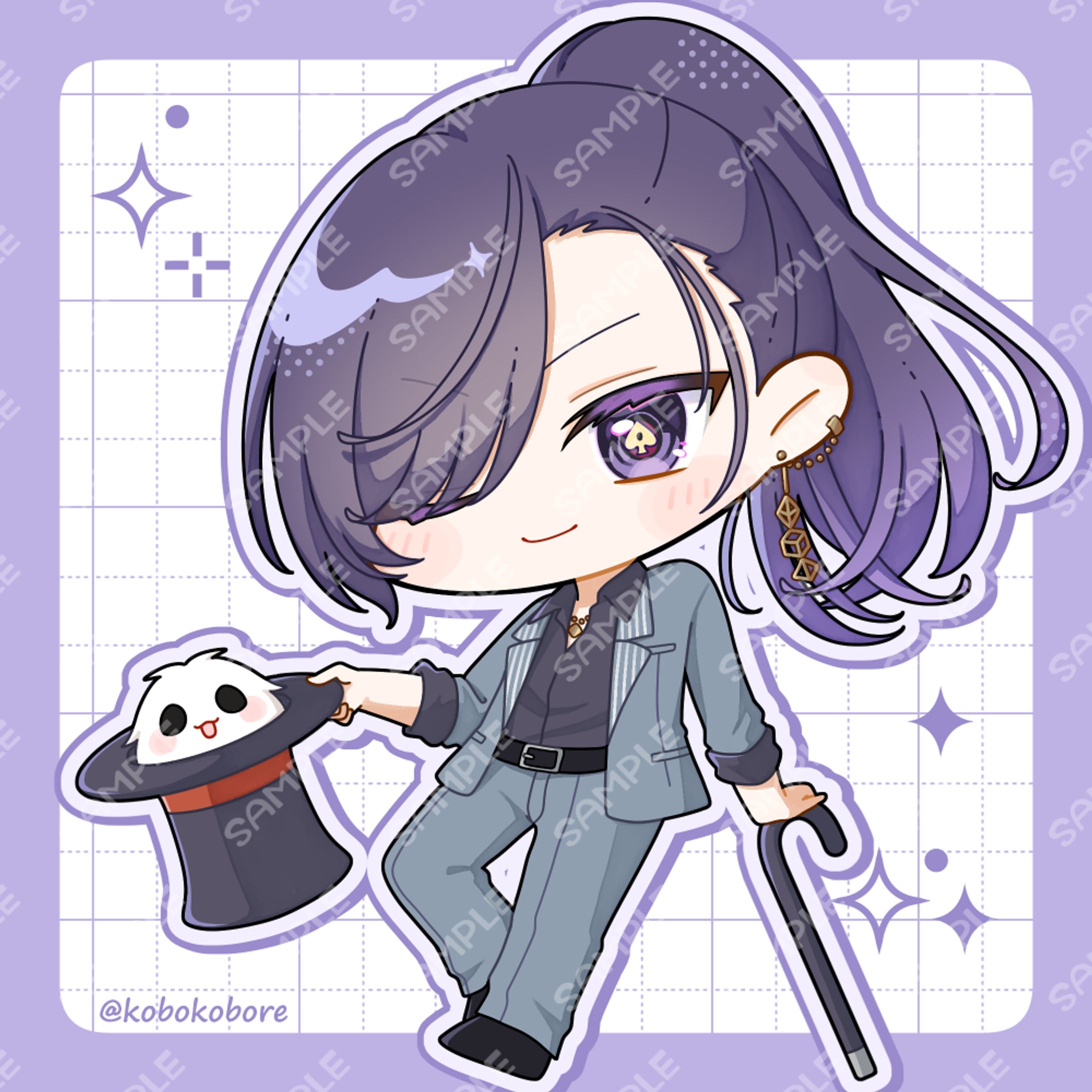 【七条ながれ様】簡易ミニキャラ-1