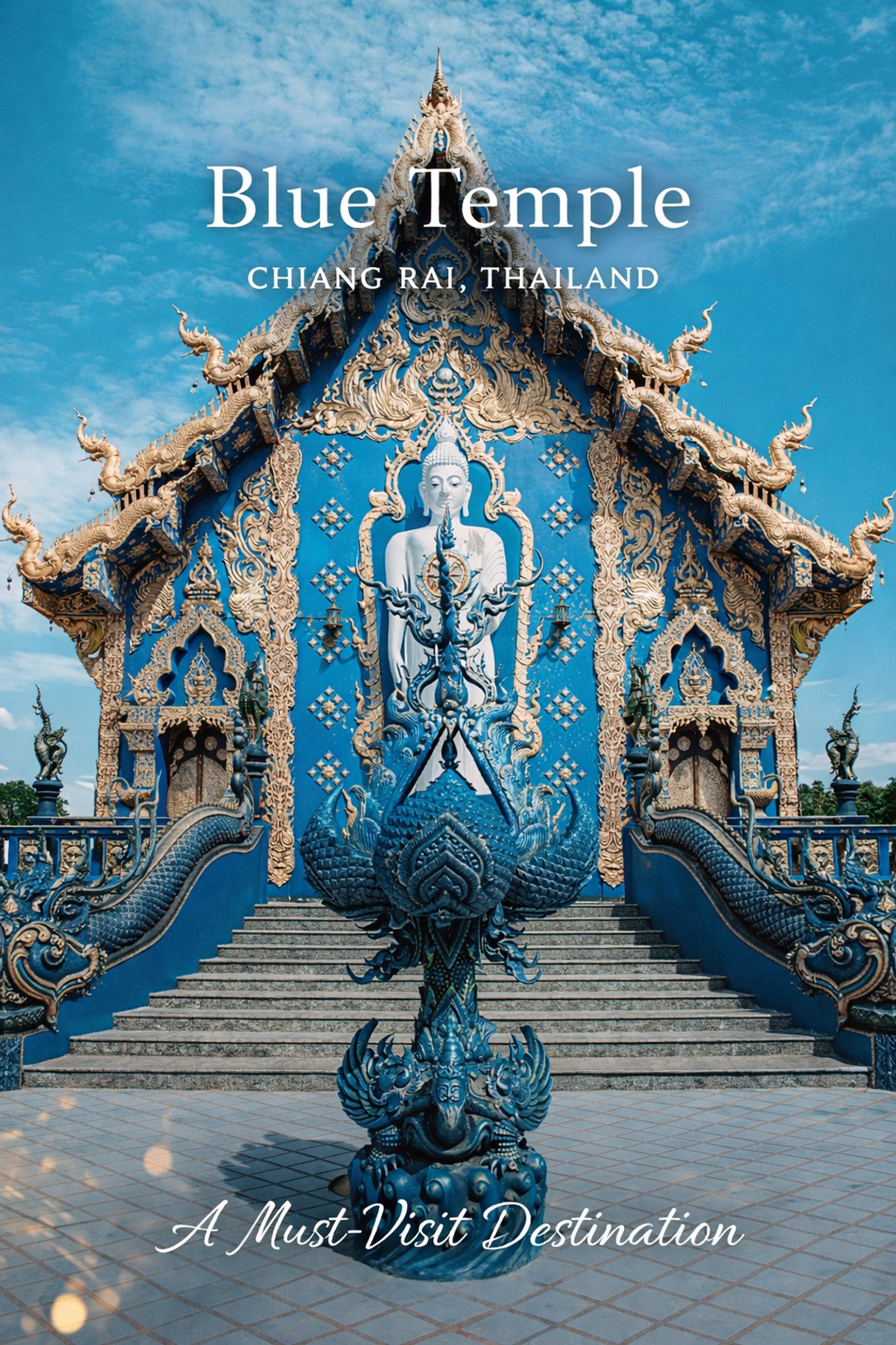 Blue Temple / Chiang Rai Tourism Banner-1