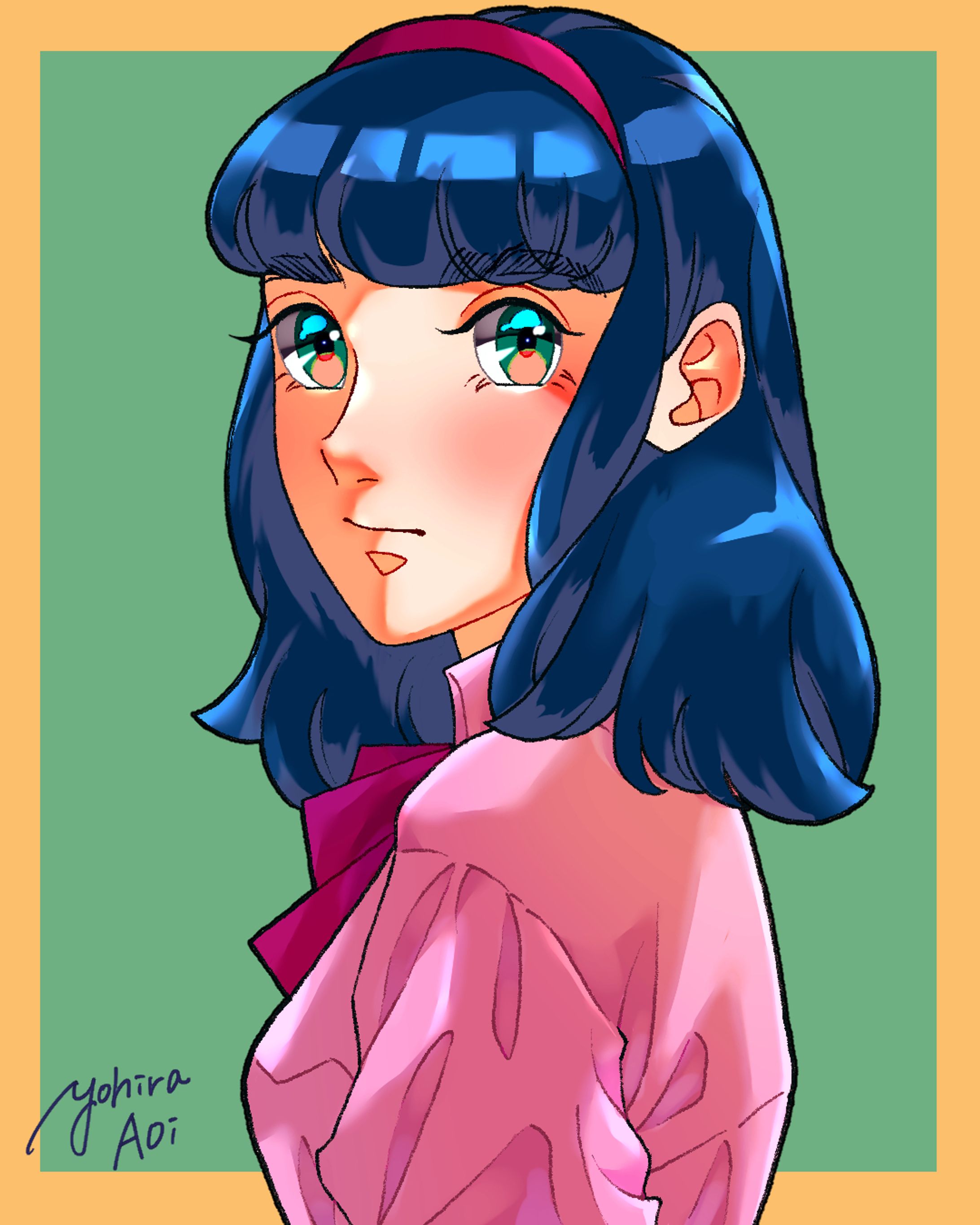 Girl in pink shirt-1