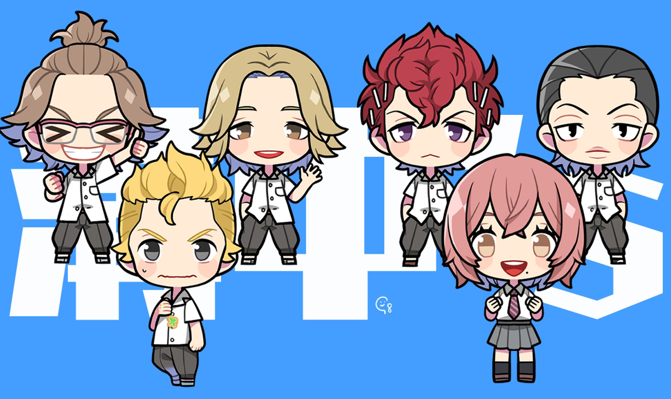 2次創作/SDキャライラスト(2頭身)-1