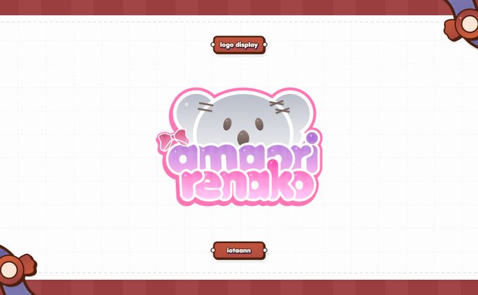 Amaori Renako - Vtuber Style Logotype