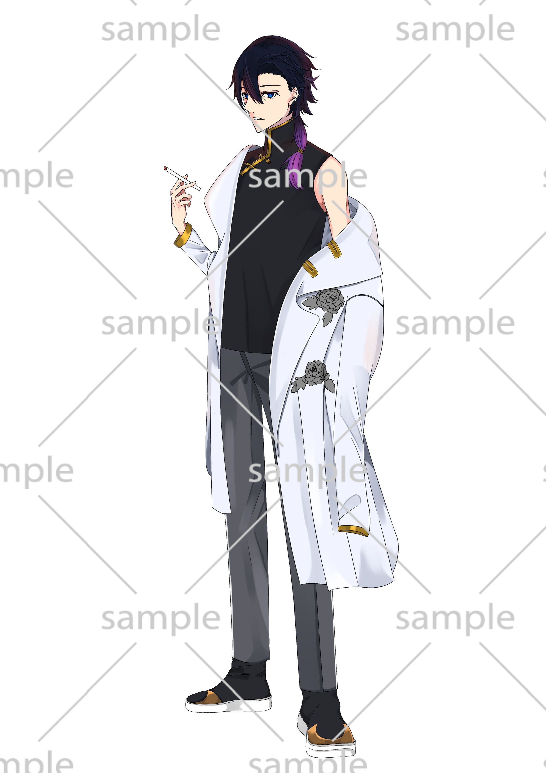 男性キャラデザ衣装差分-1