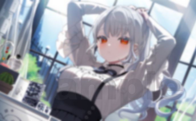 【Neo-Porte】白那しずく様メンバーシップ壁紙イラスト