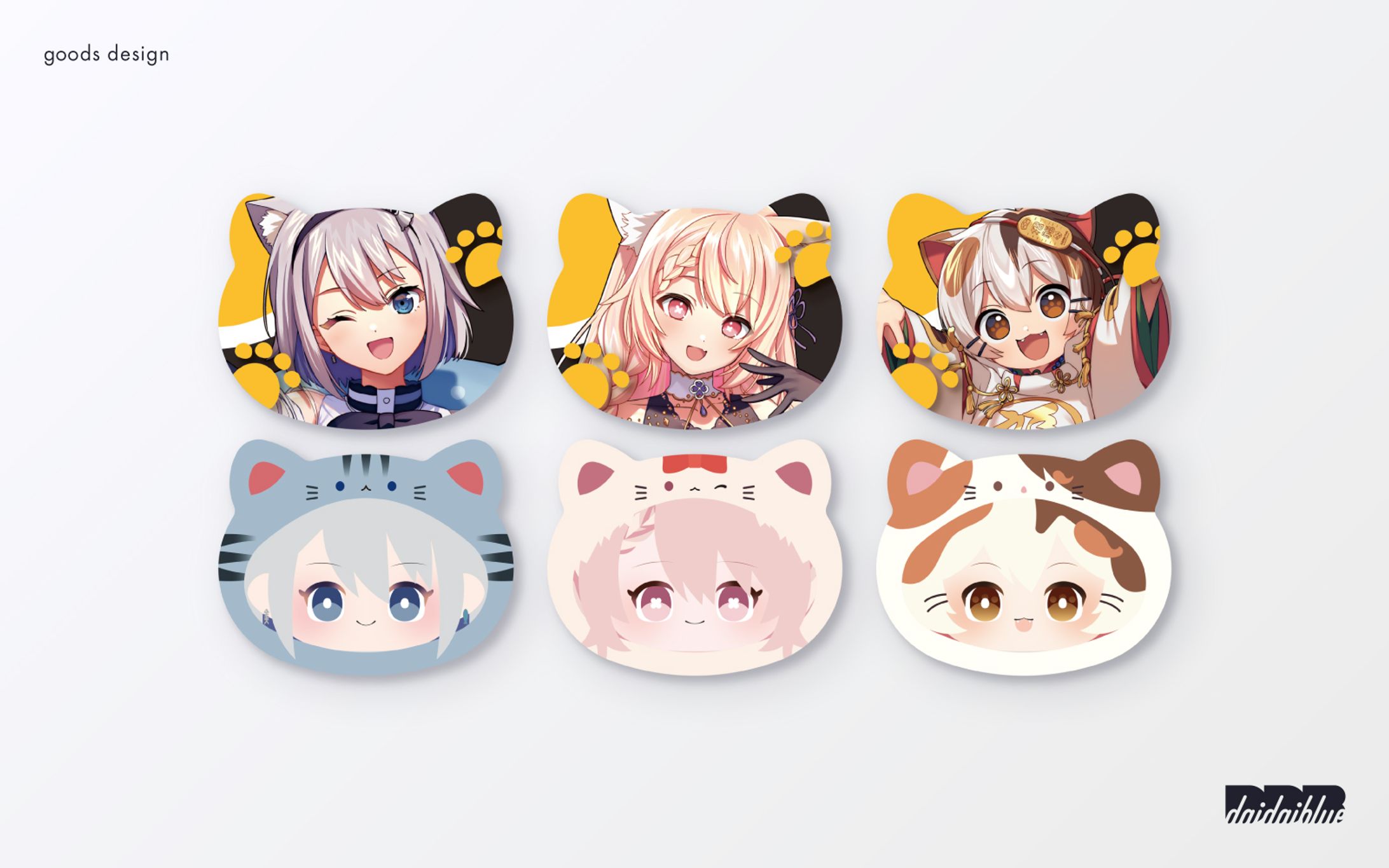 缶バッチ/ねこのよりみち-1