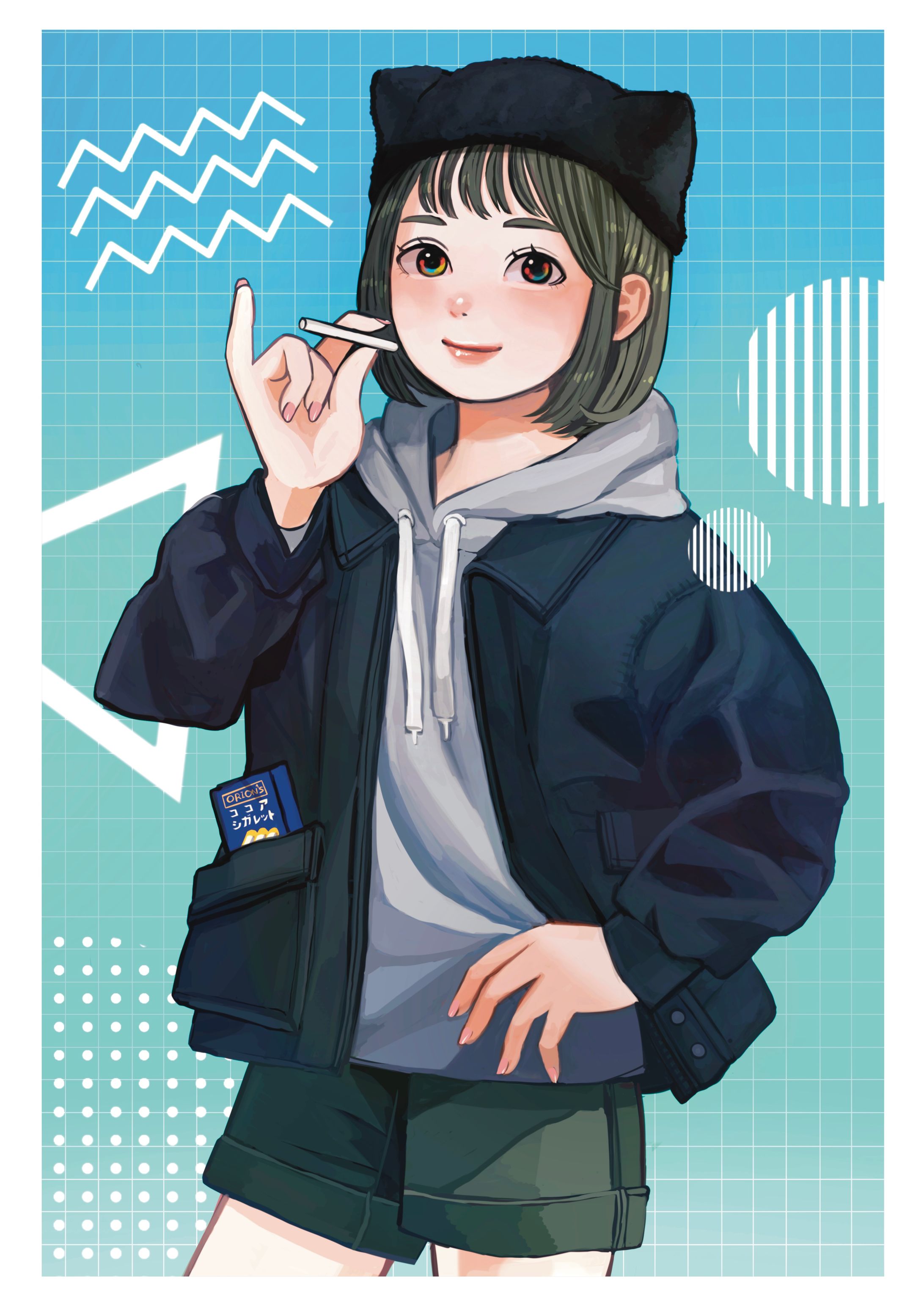 ココアシガレット　cigarette made from sugar-1