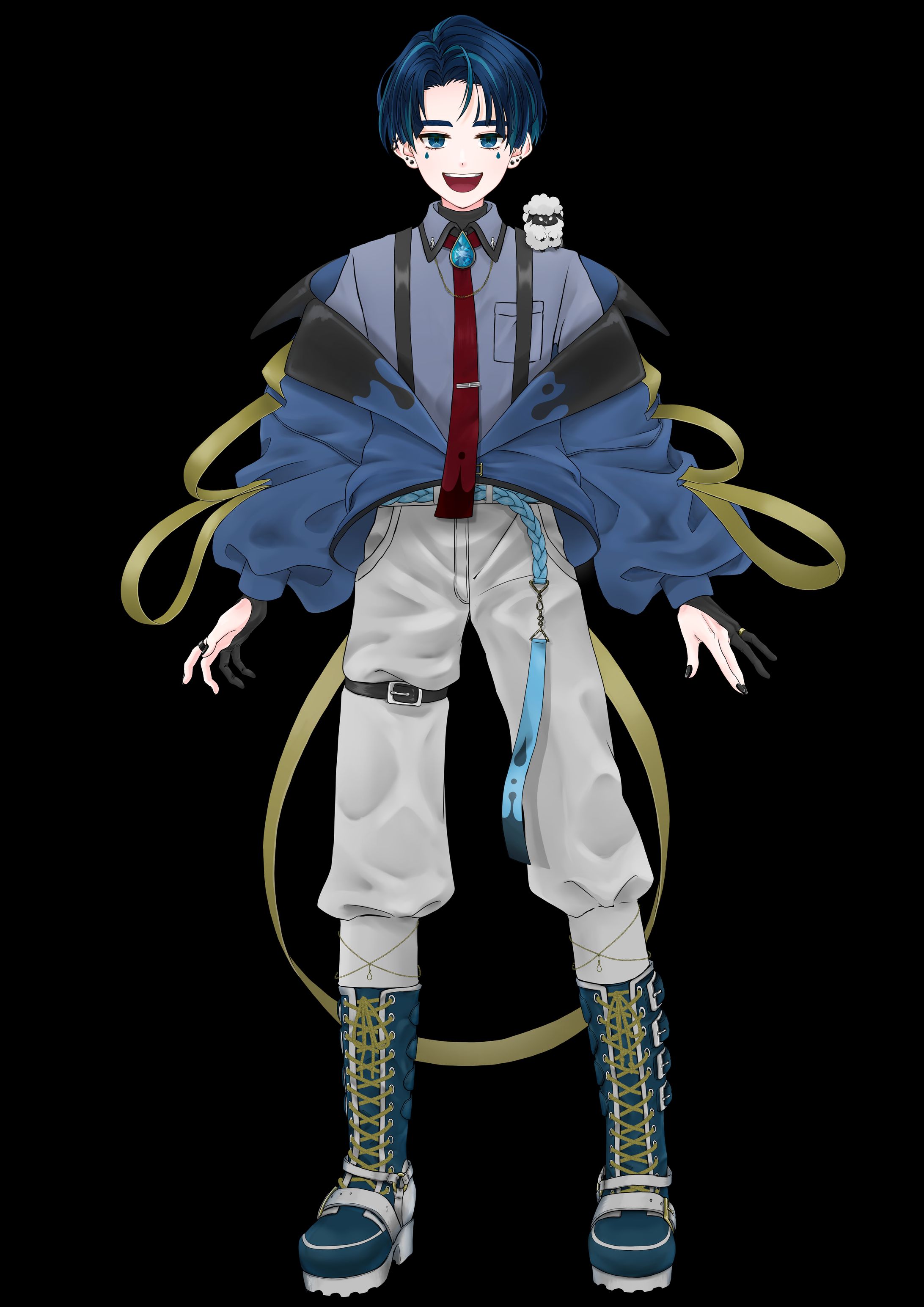Live2D パーツ分けイラスト-1