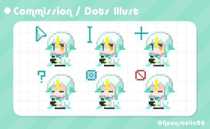 天川くゆる様 マウスカーソル用ドット絵