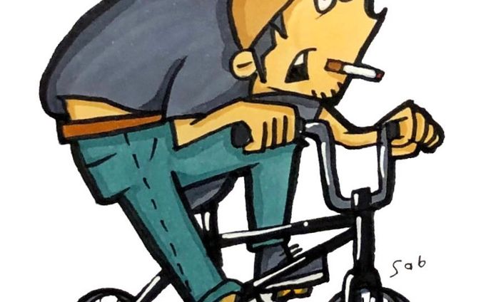 Life is better on a bicycle.
#drawing  #illustration #art #artwork #cat #cartoon #bicycle #イラスト #落書き #イラストレーター #絵 #アート #カートゥーン #自転車 #ちゃりんこ