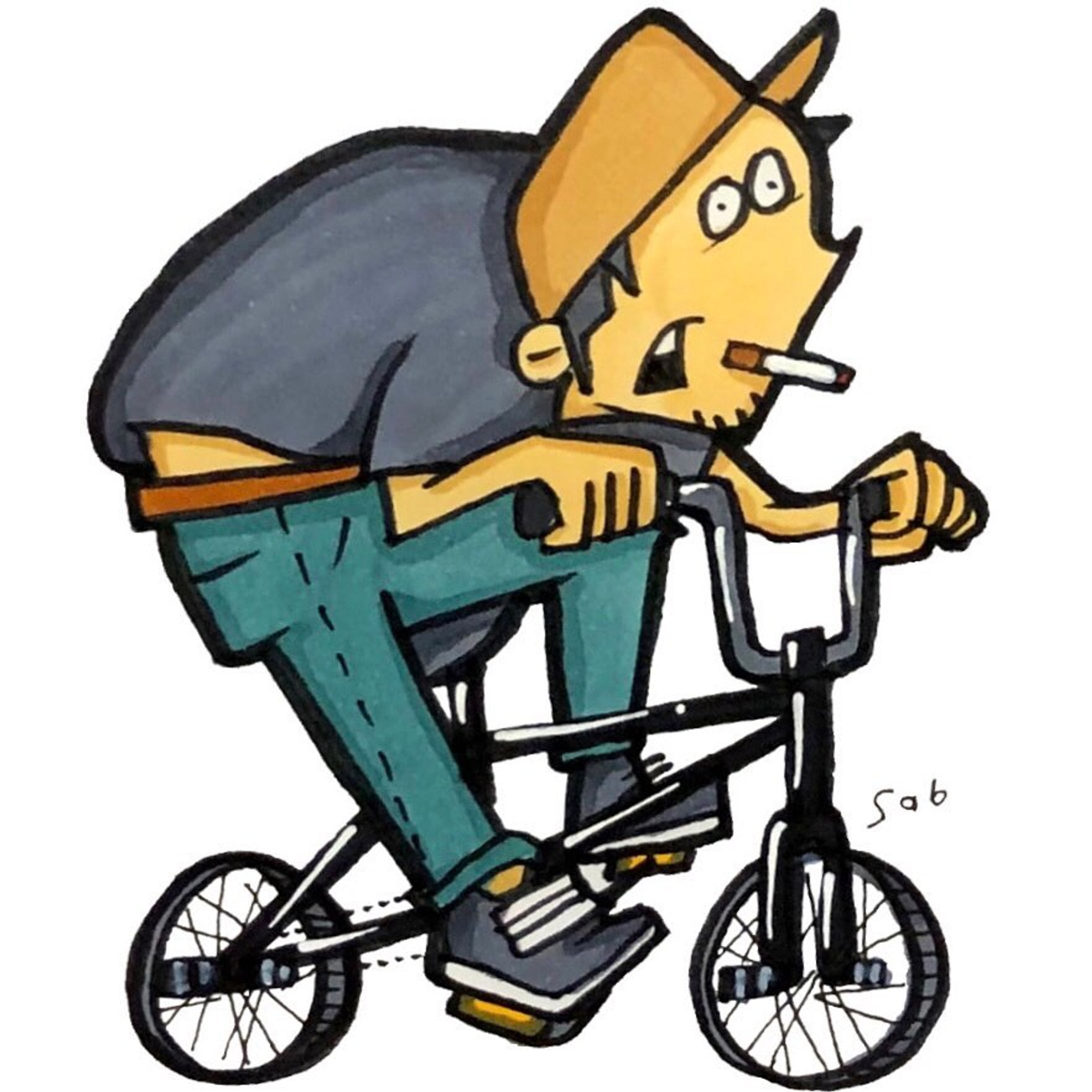 Life is better on a bicycle.
#drawing  #illustration #art #artwork #cat #cartoon #bicycle #イラスト #落書き #イラストレーター #絵 #アート #カートゥーン #自転車 #ちゃりんこ-1