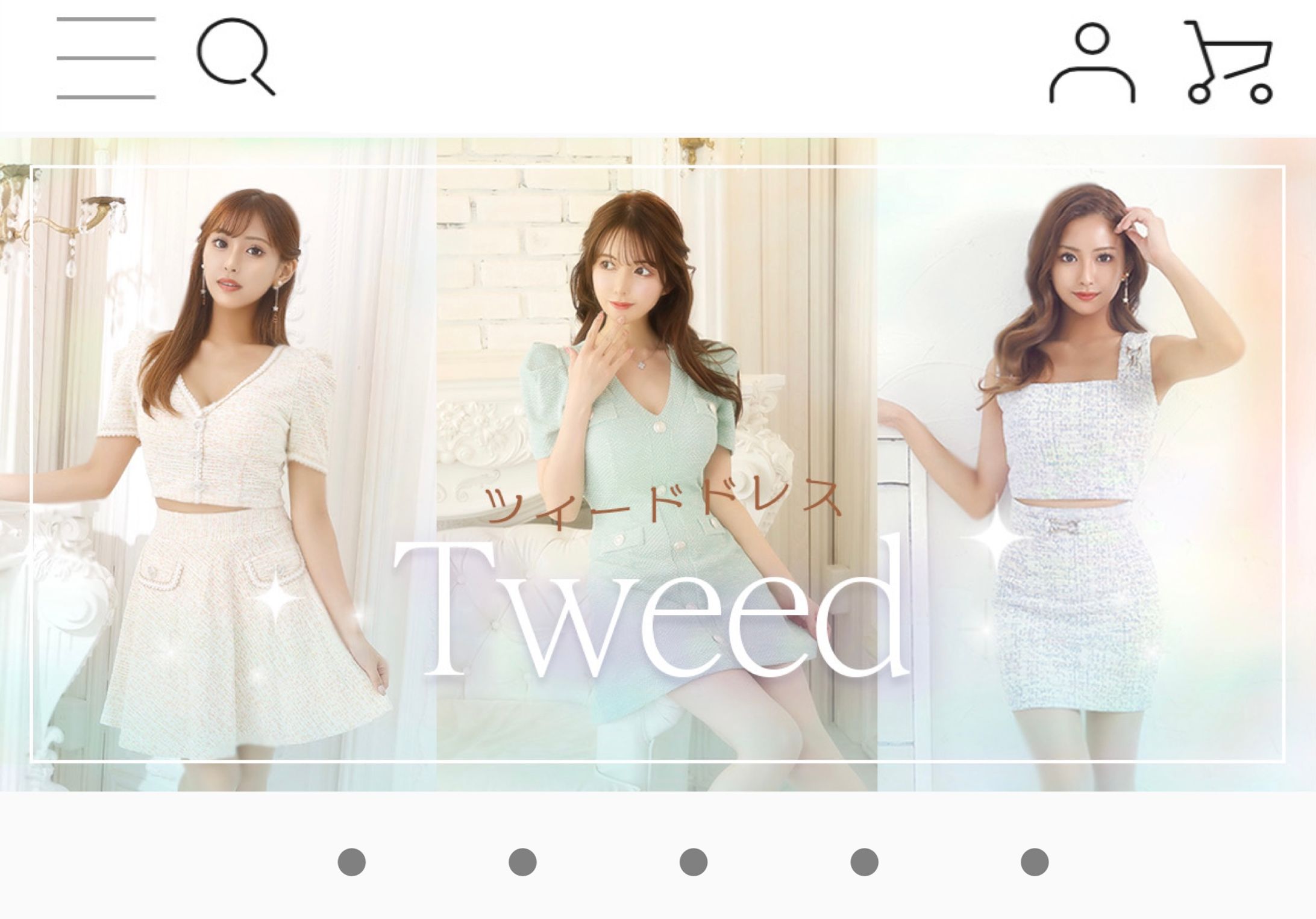 ドレスブランド「RANS」Tweed特集バナー-1