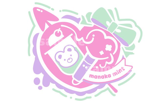 【works】シンボルロゴ/愛菓みんと さま