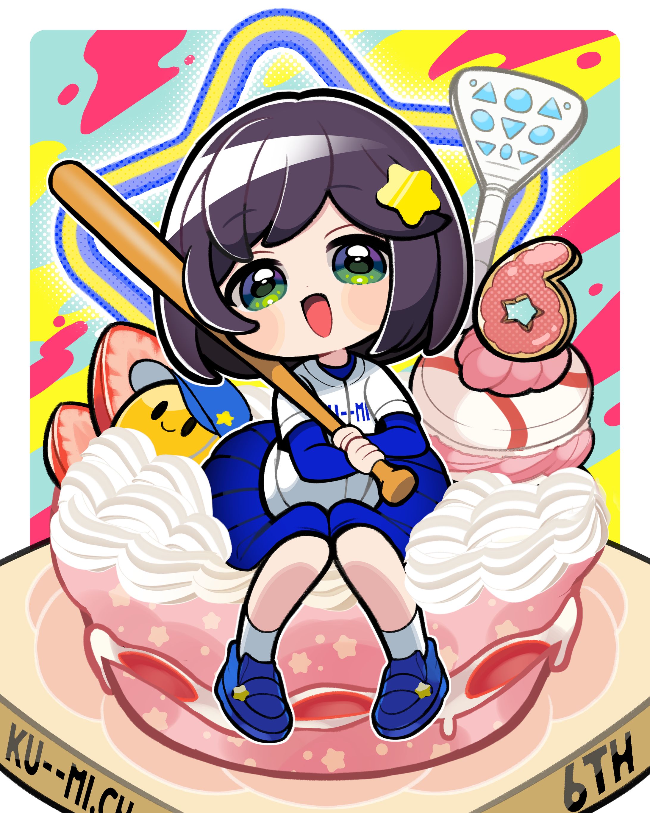 くーーみ様 6周年記念イラスト-1