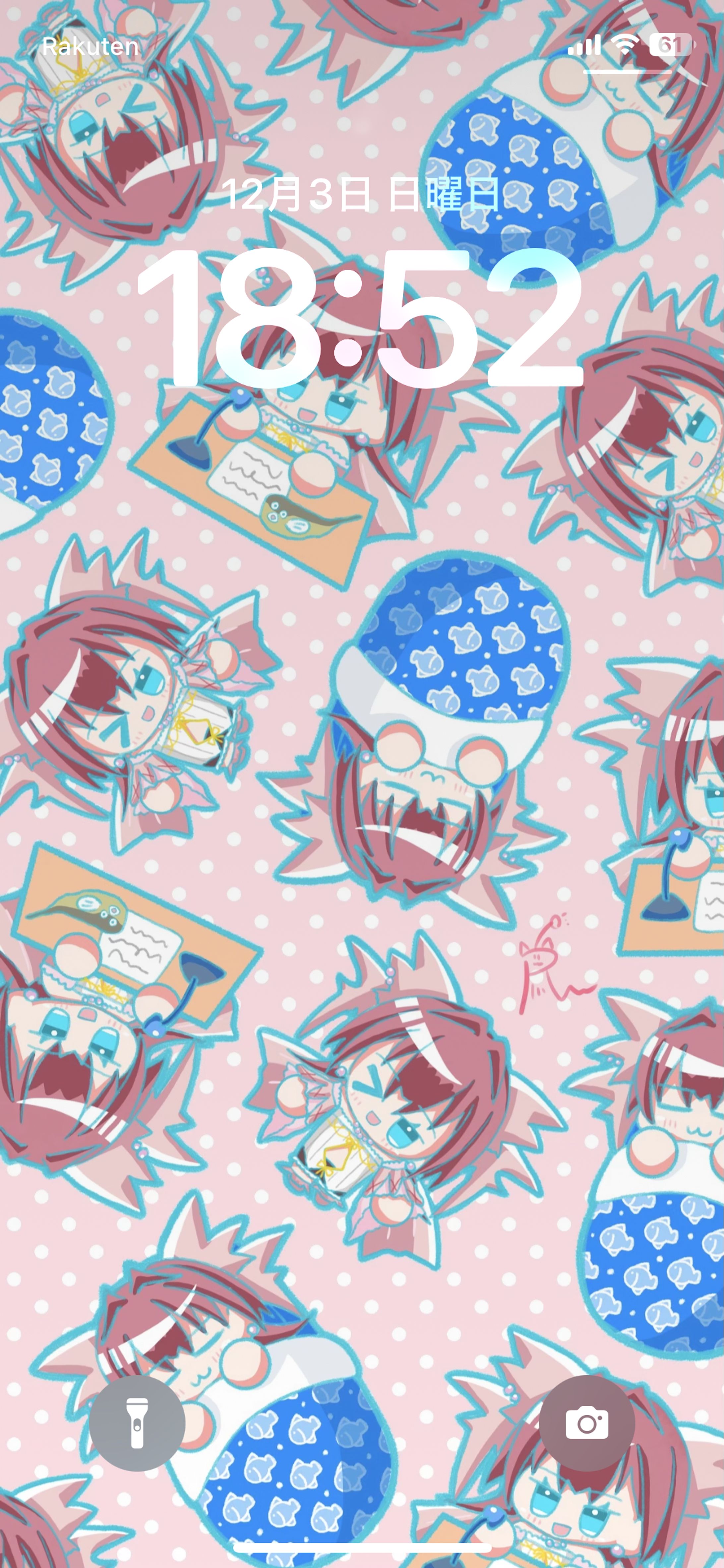 【ご依頼】VTuber坂生エン様のスマホロック画面壁紙-1