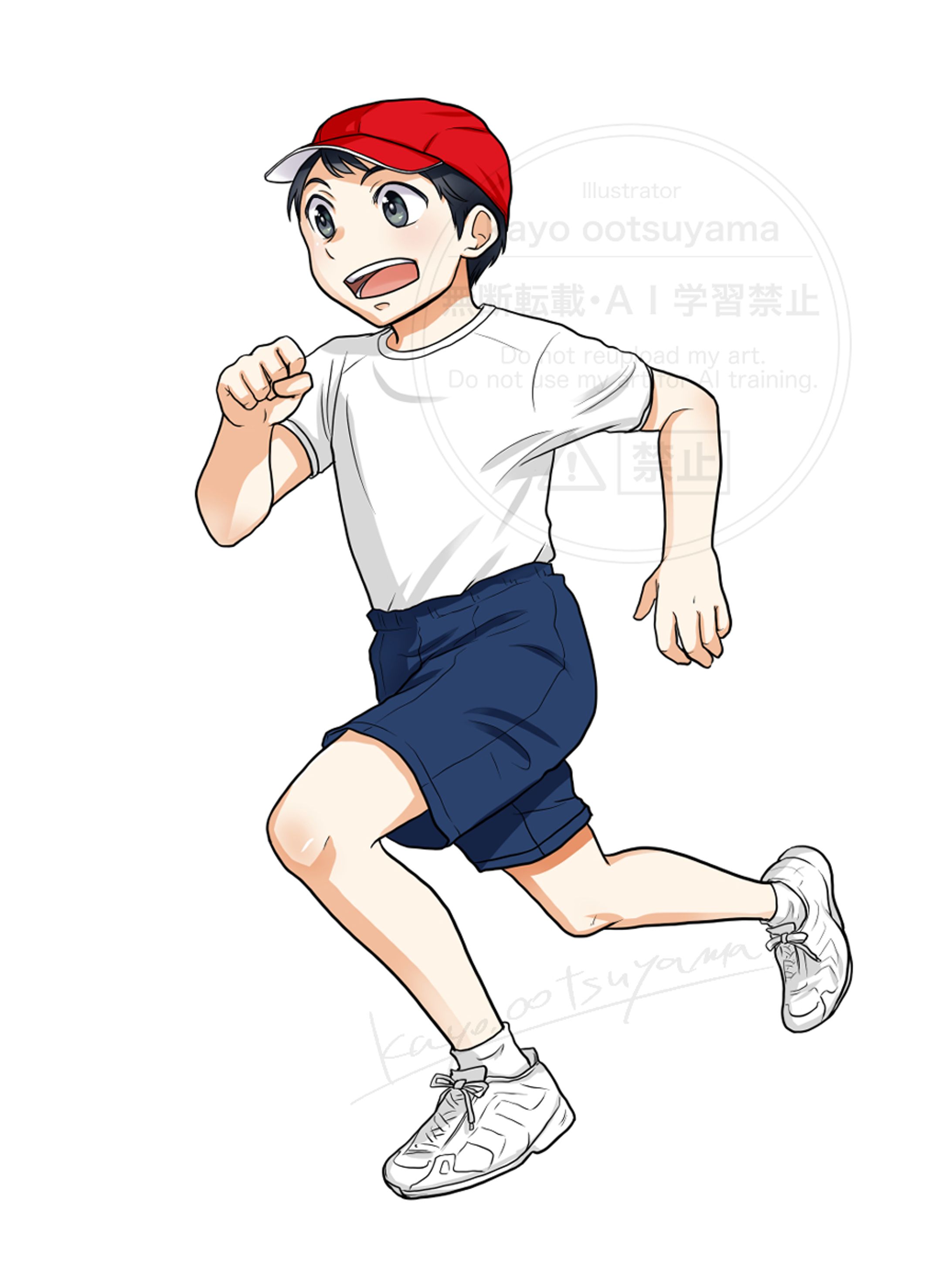 小中高校・体育学習ノートイラストカット制作2-1