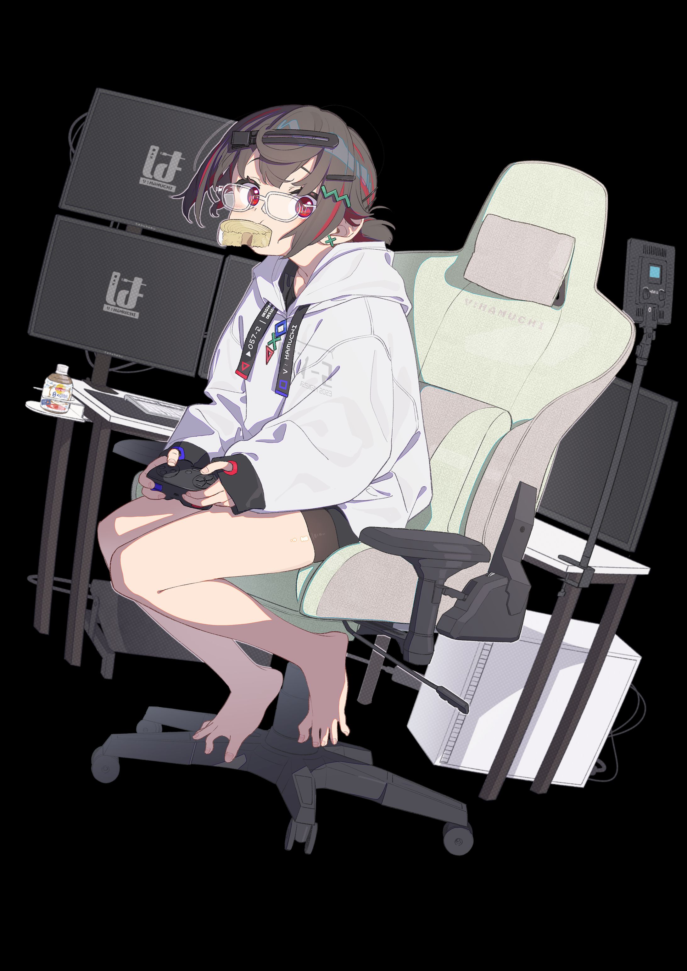 はむち様、ラフ衣装立ち絵-1