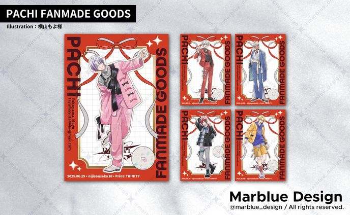 アクスタ台紙 - PACHI FANMADE GOODS