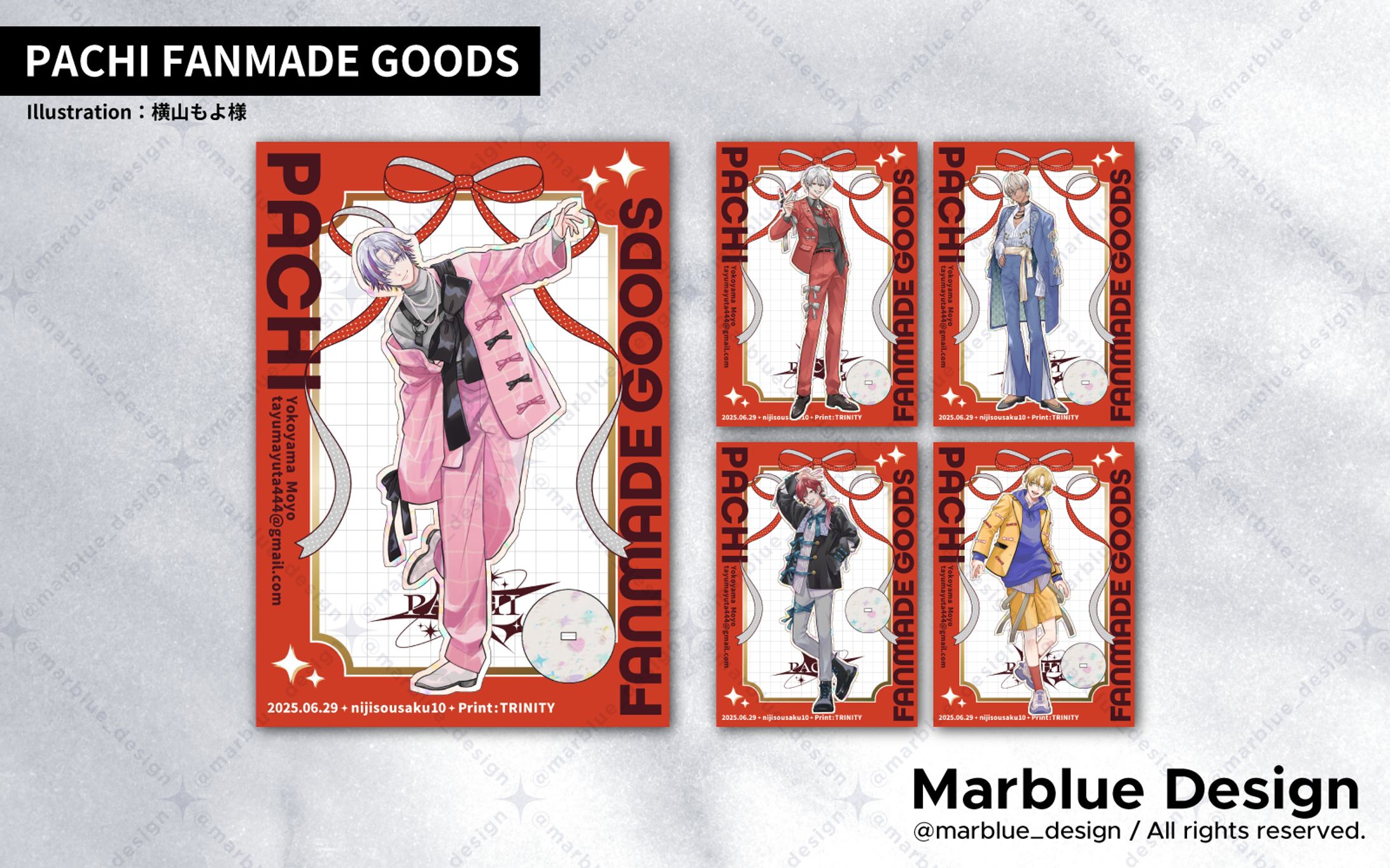 アクスタ台紙 - PACHI FANMADE GOODS-1