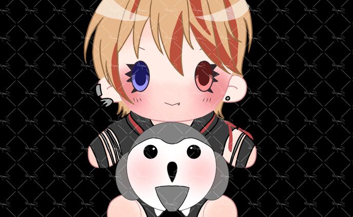 テンプレSDキャラぬいぐるみ風イラスト
