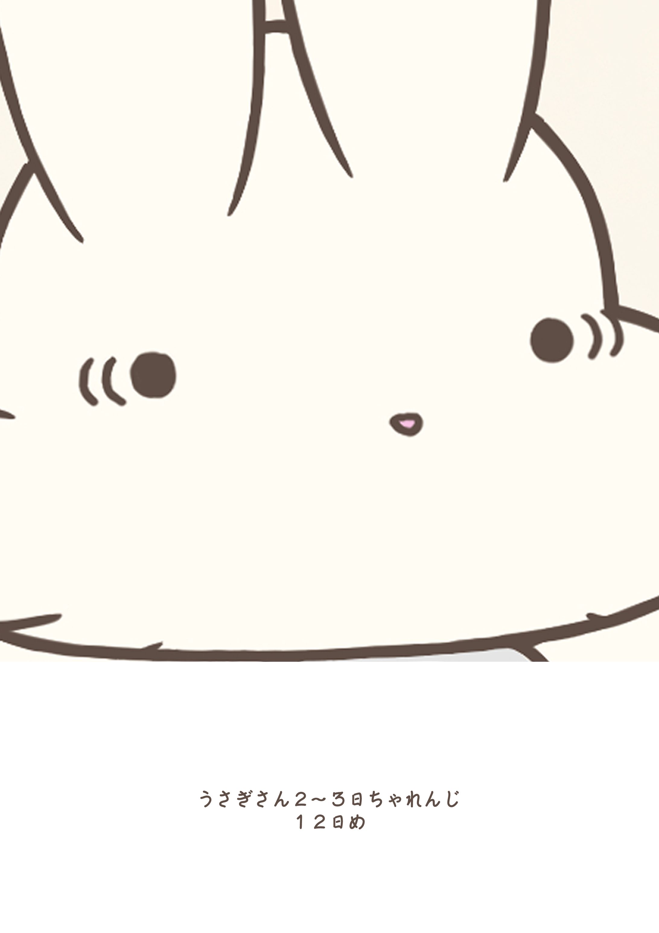 うさぎさん２〜３日ちゃれんじ １２日め-1