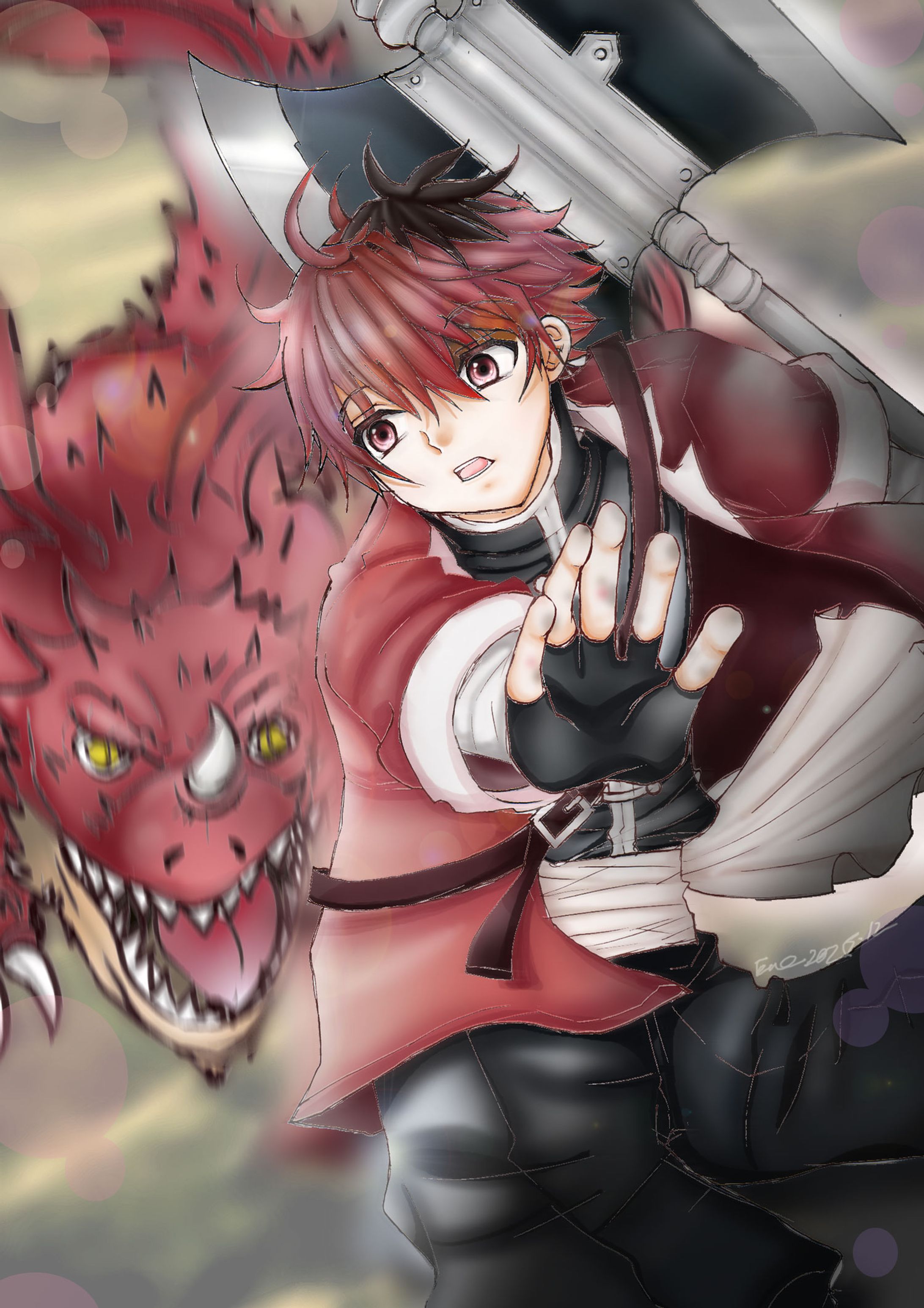 二次創作　サンプル　他モノクロオリジナル-1