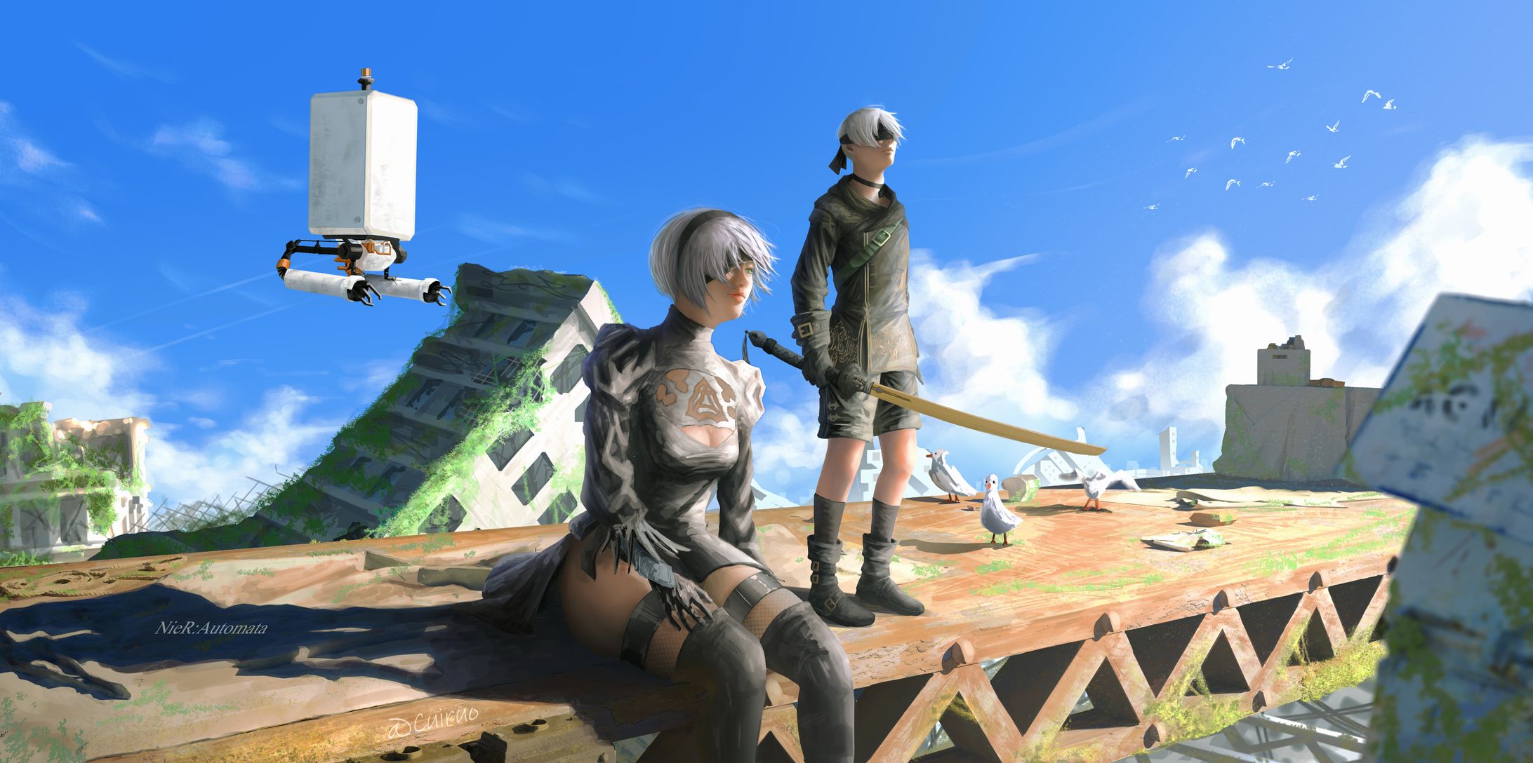 Nier Automata ファンアート-1