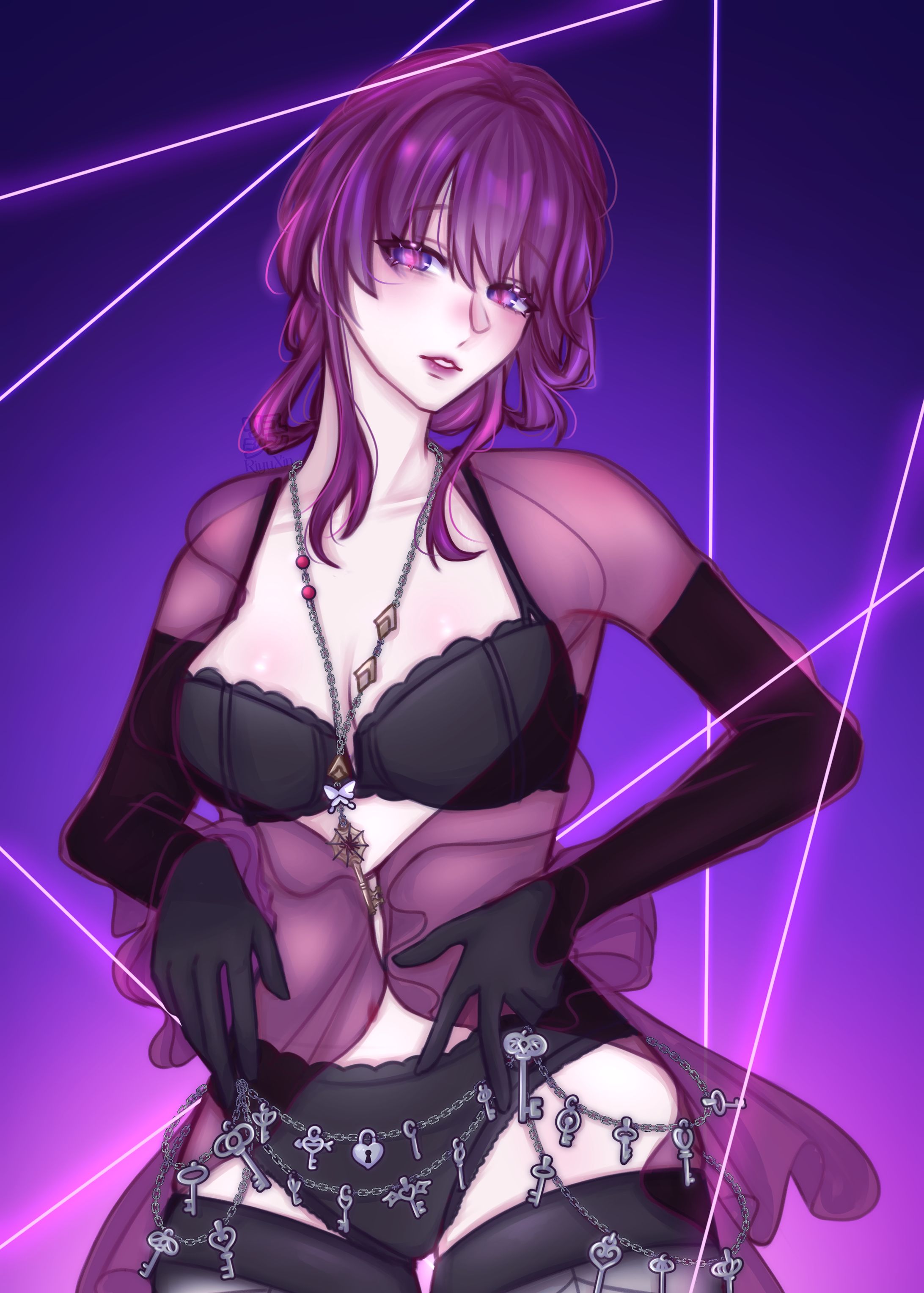 Kafka Honkai Star Rail Fanart-1
