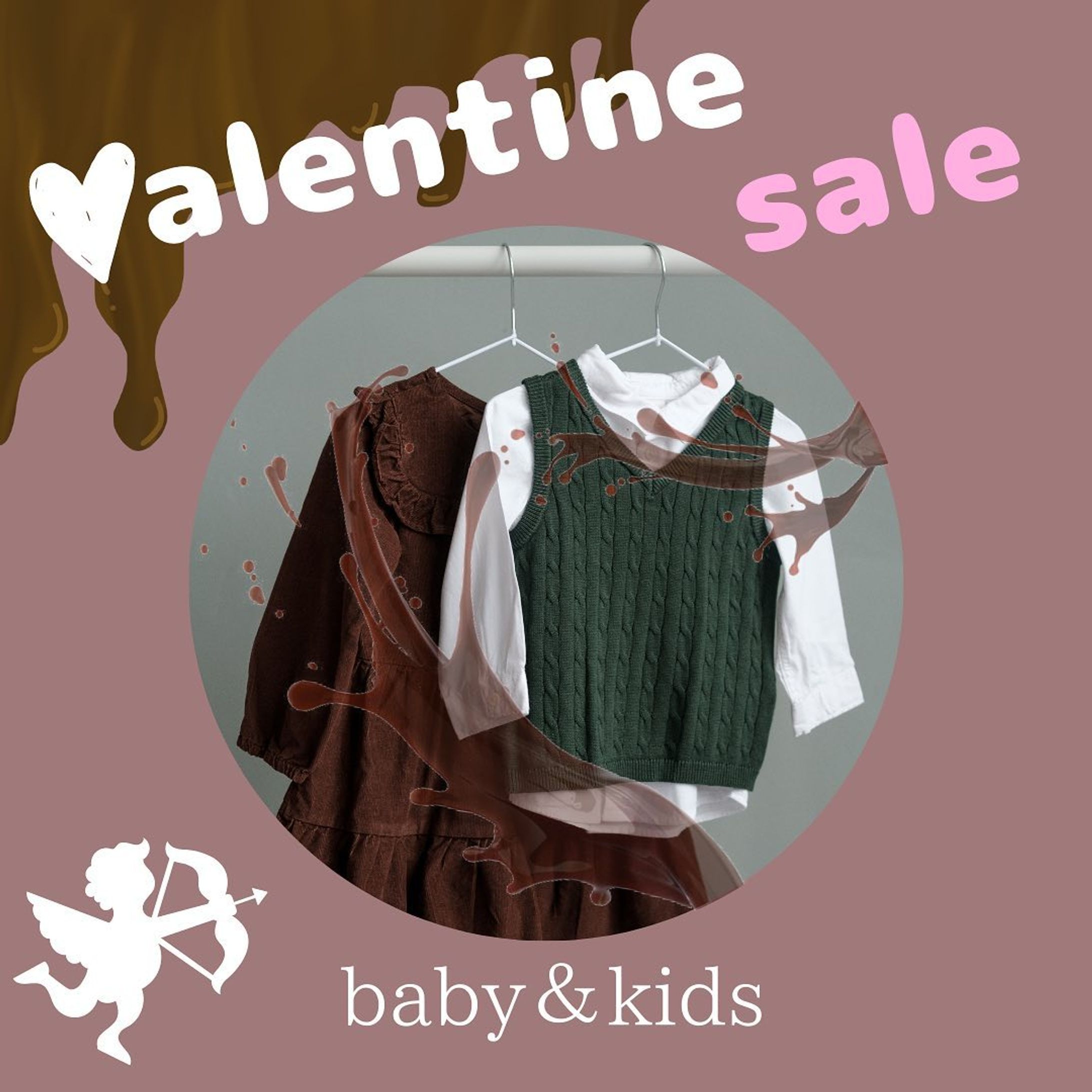 ECサイト向けbaby＆kids
Valentine saleサンプル画像💕

来月はValentine🍫
甘くかつシンプルめに仕上げて見ました🥰

まだまだ勉強中ですのでアドバイスなど頂けると嬉しいです🥹

#ウェブデザイナー #webデザイナー  #ウェブデザイナーになりたい  #webデザイナー勉強中 #駆け出しwebデザイナーと繋がりたい  #駆け出しwebデザイナー  #練習中  #初心者  #デザイン  #ecサイト  #アドバイスください  #シンプルデザイン  #sale  #ecサイトデザイン  #valentine  #バナーデザイン  #サンプルデザイン-1