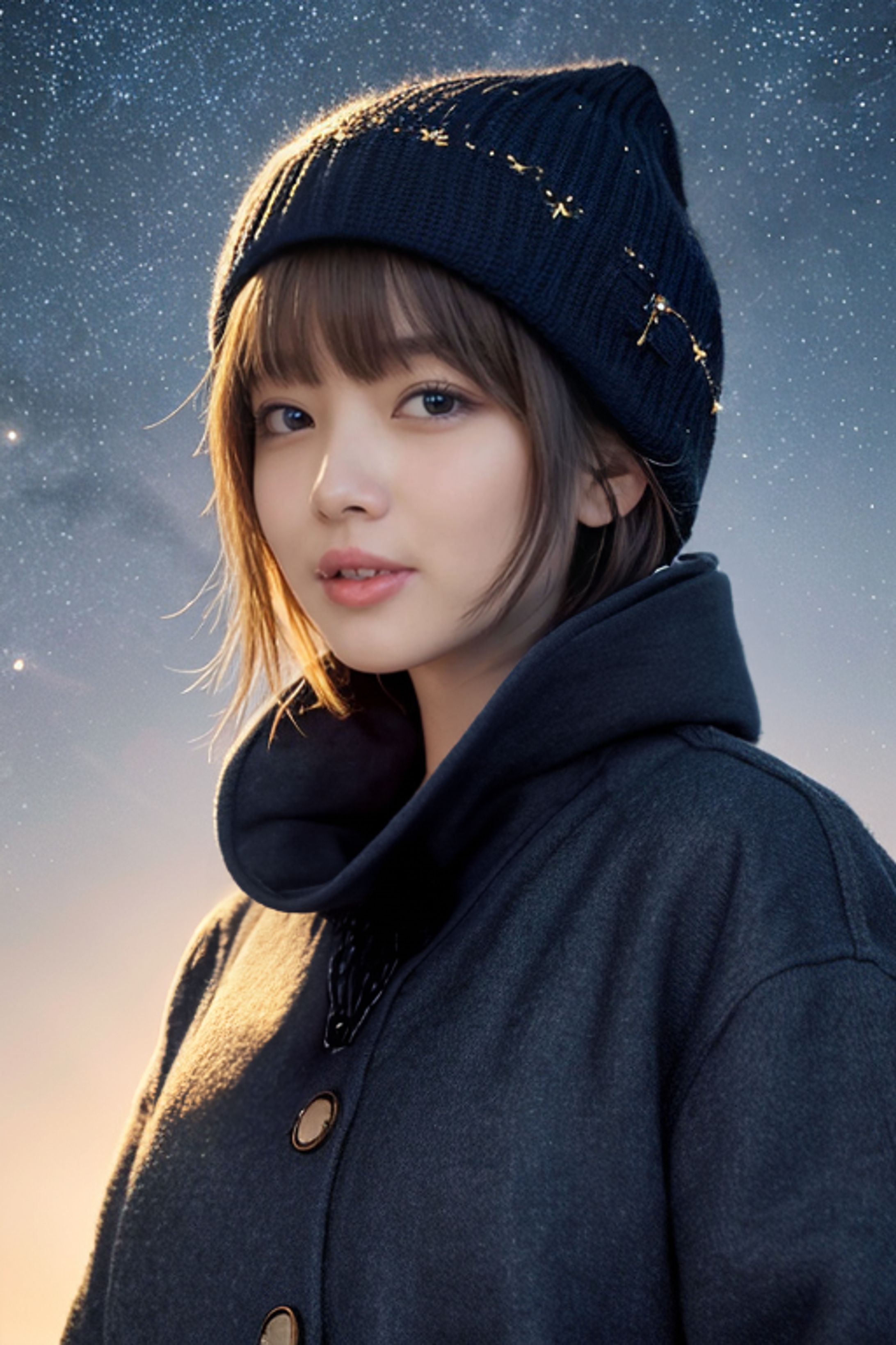 星がキレイだね-1