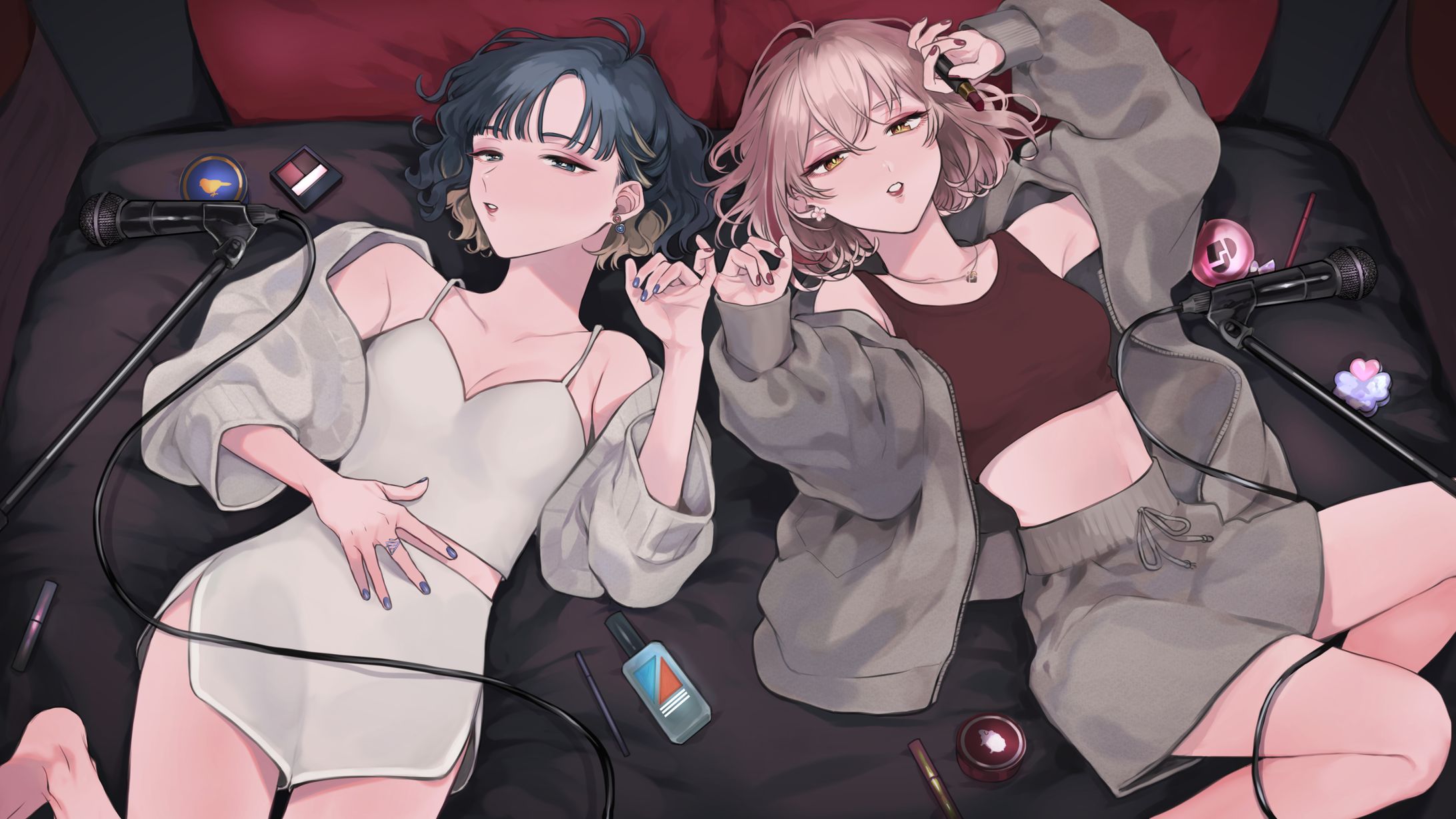 『華奢なリップ』歌ってみた動画イラスト/立花鈴 (Marpril) × あとり依和 (浮遊信号) -1