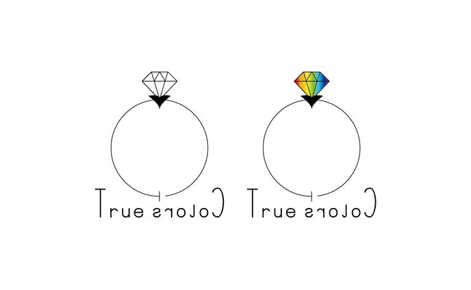 true colors様ロゴ案