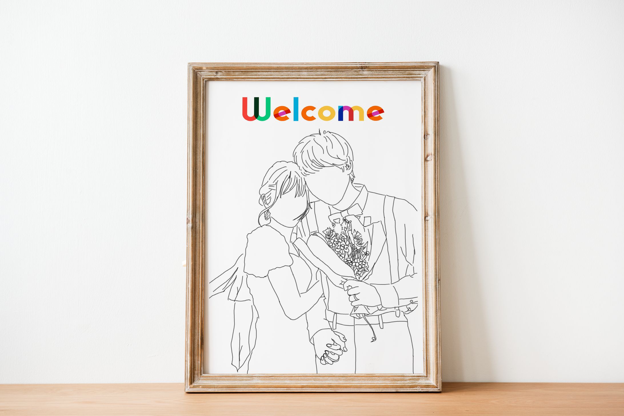 Wedding welcome board-1