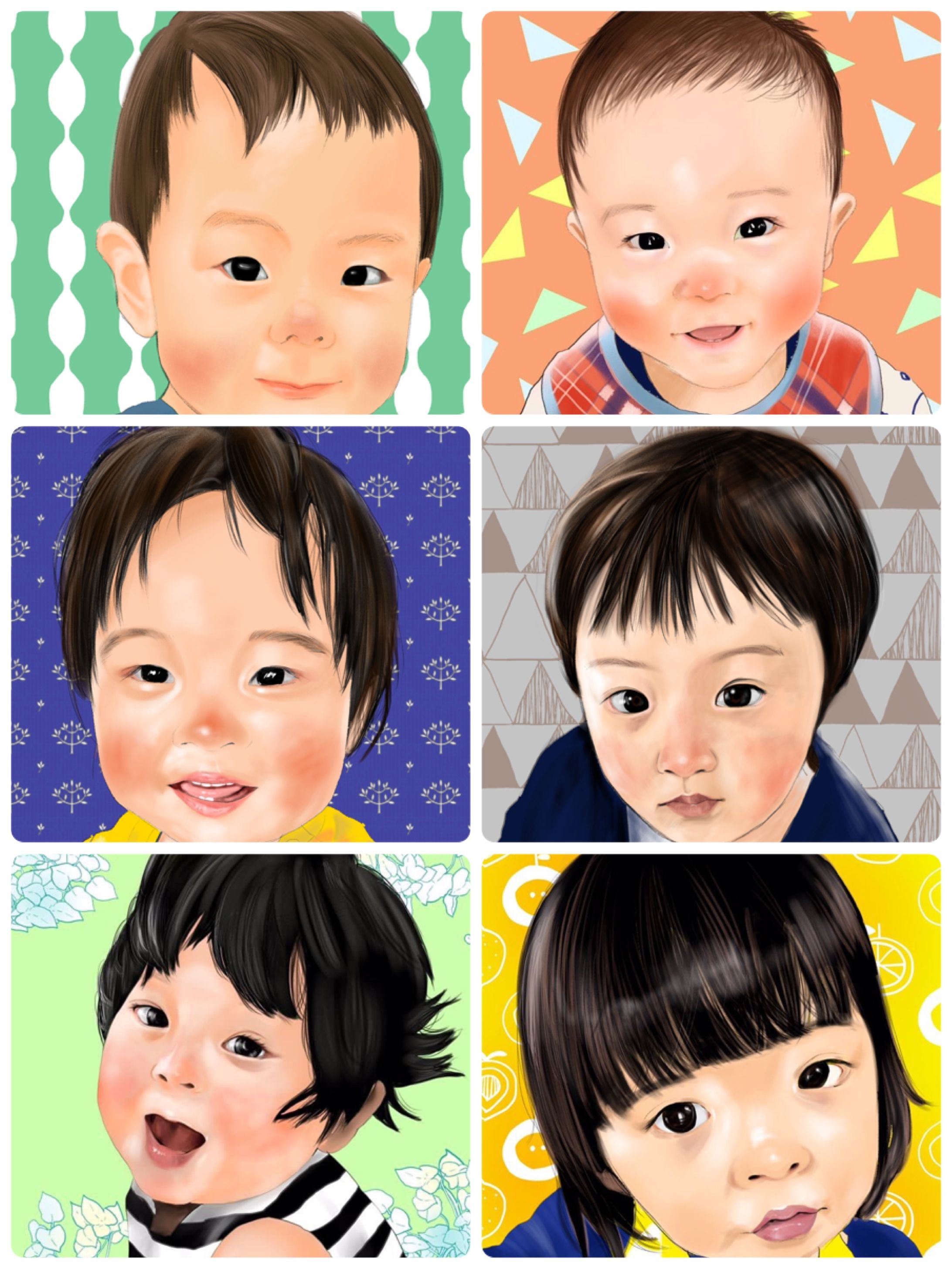 子供の似顔絵-1